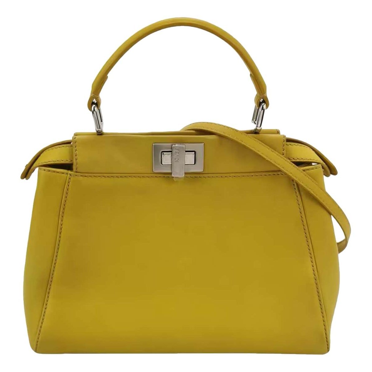 Peekaboo leather handbag