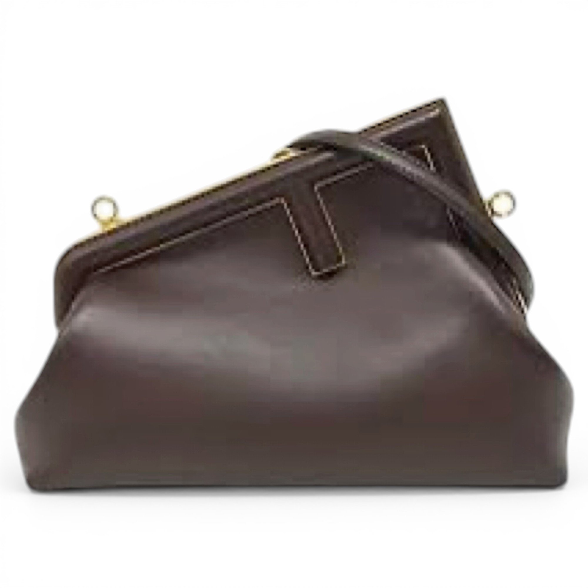 First leather handbag
