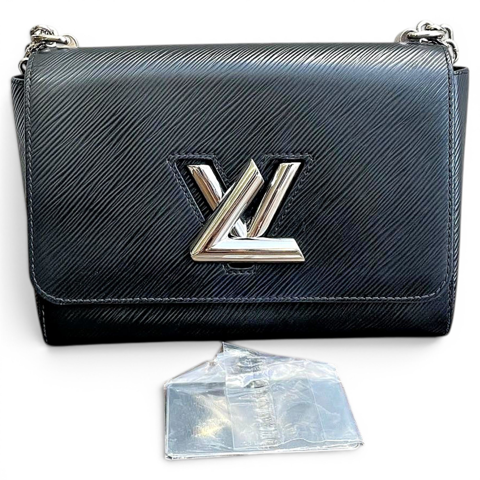 Twist leather handbag