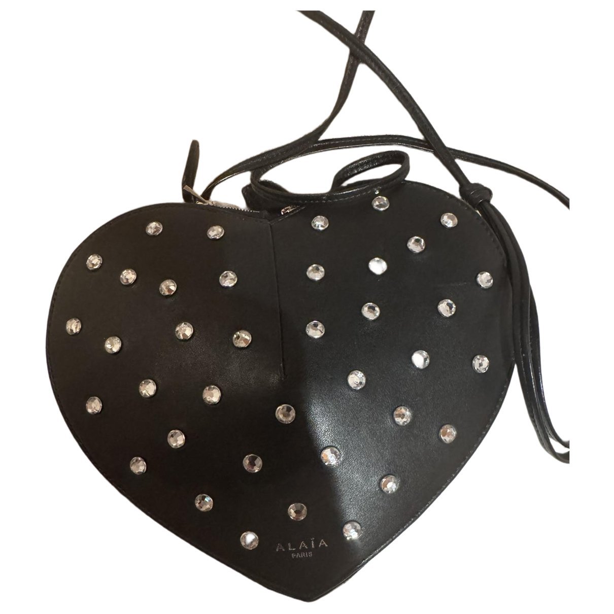 Alaia Le Coeur leather crossbody bag