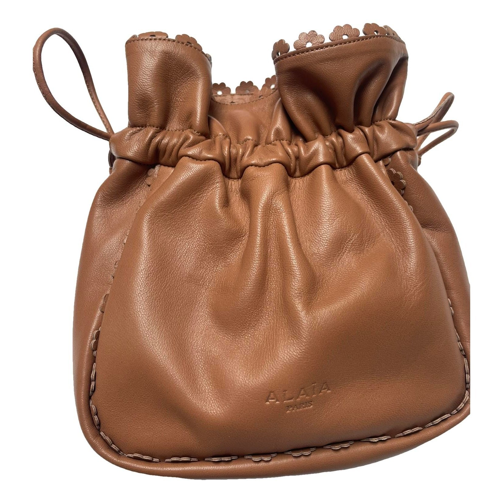 Leather handbag