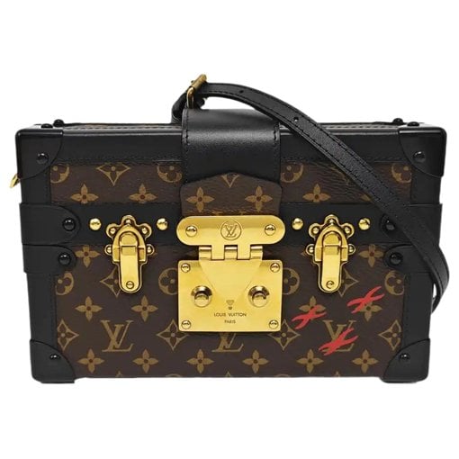 Petite Malle leather handbag