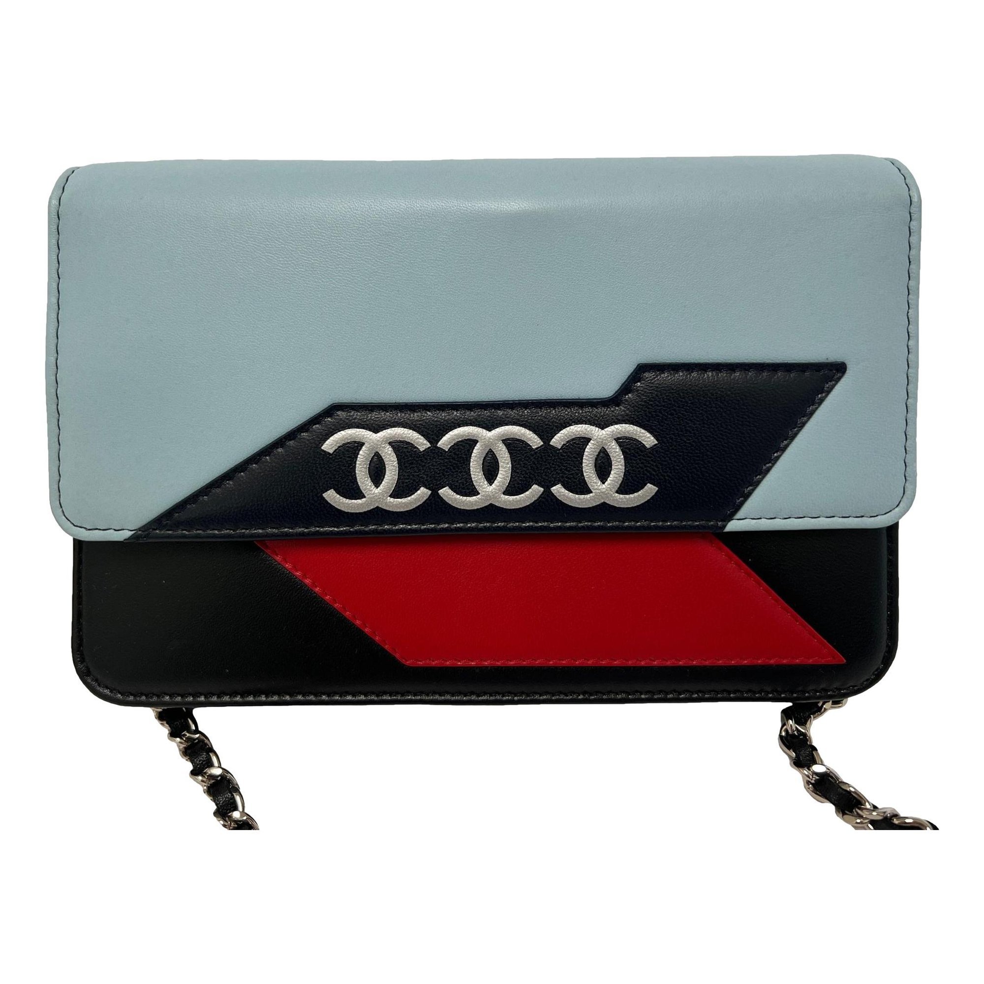 All About Chains leather crossbody bag