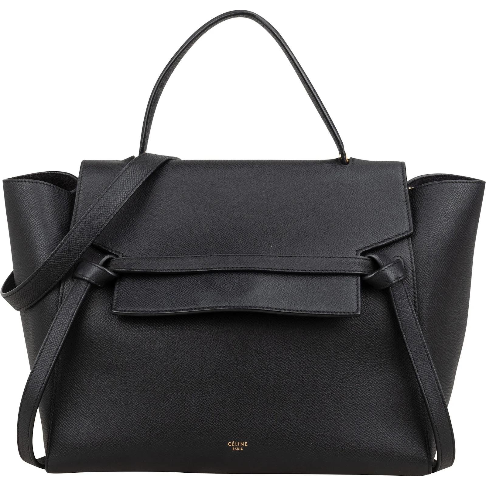 Belt leather handbag