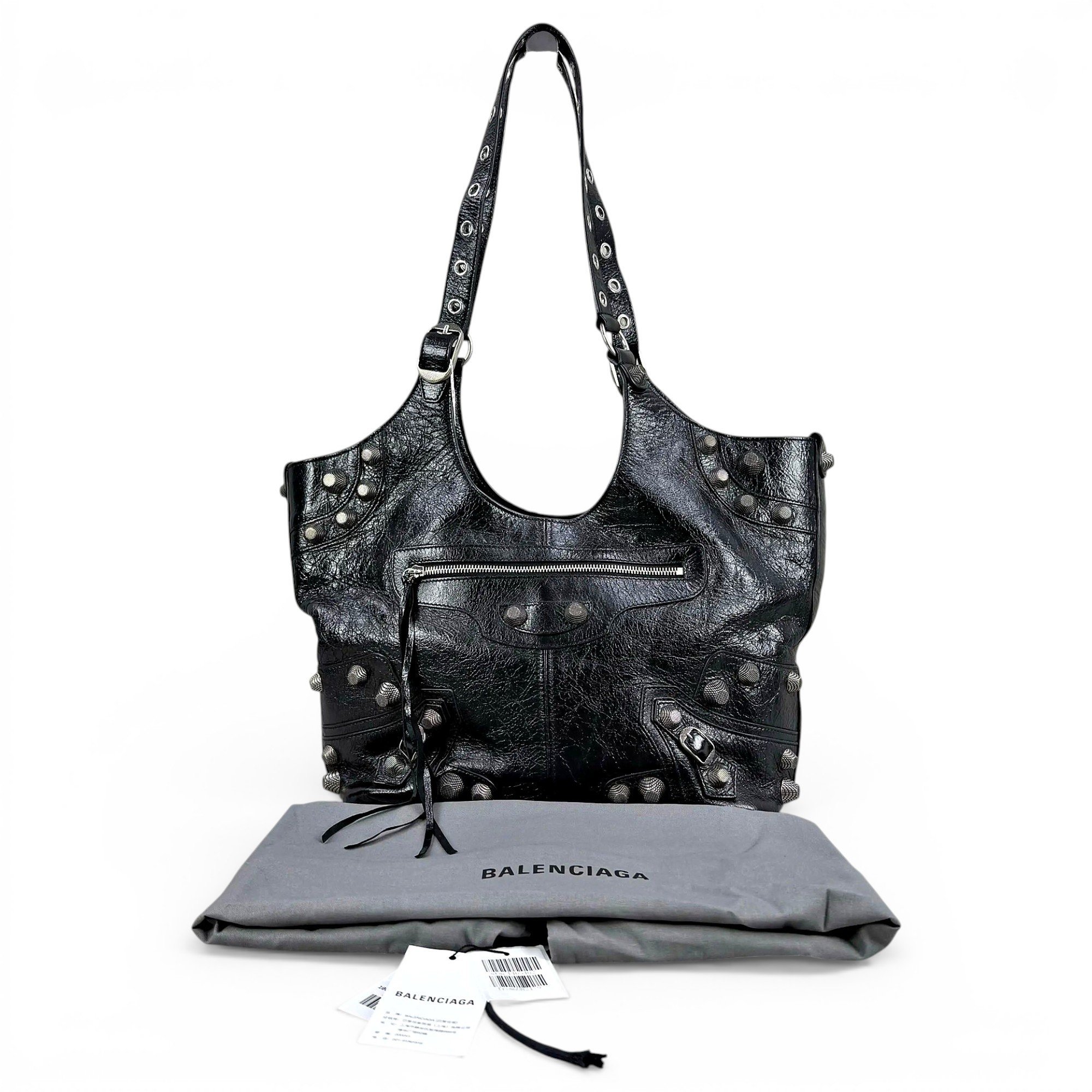 Leather handbag