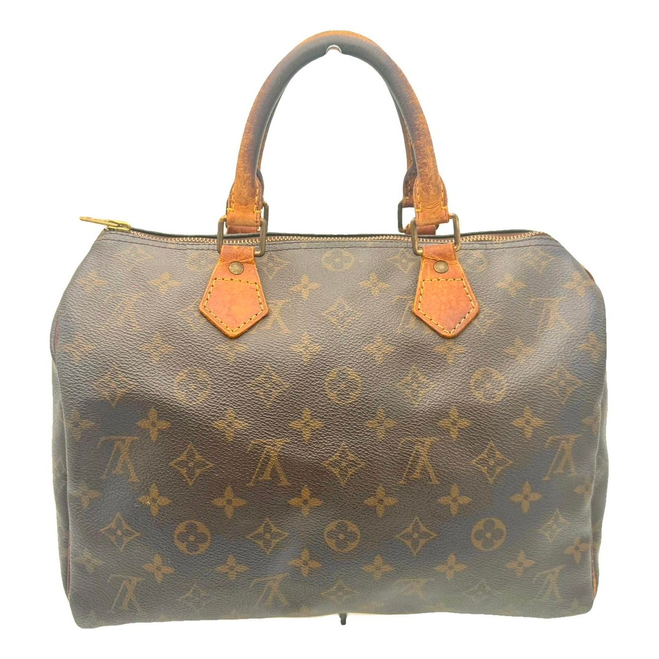 Speedy leather handbag