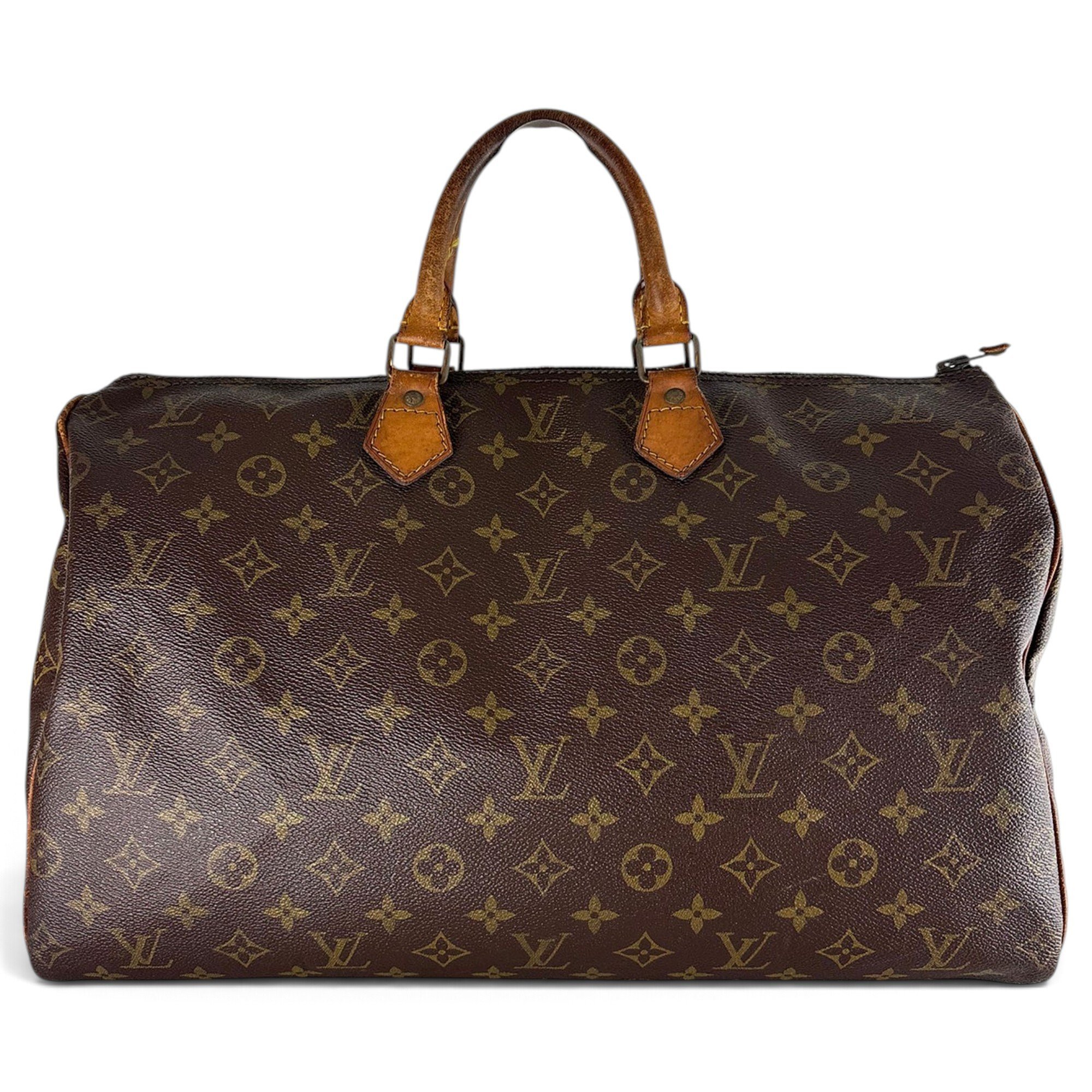 Speedy leather handbag