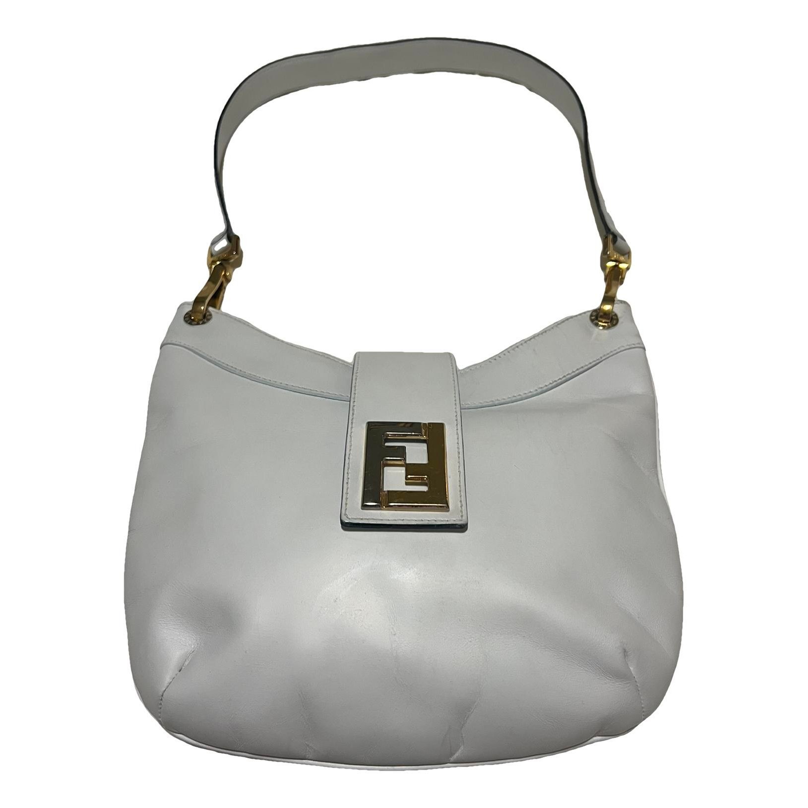 Croissant Vintage leather handbag