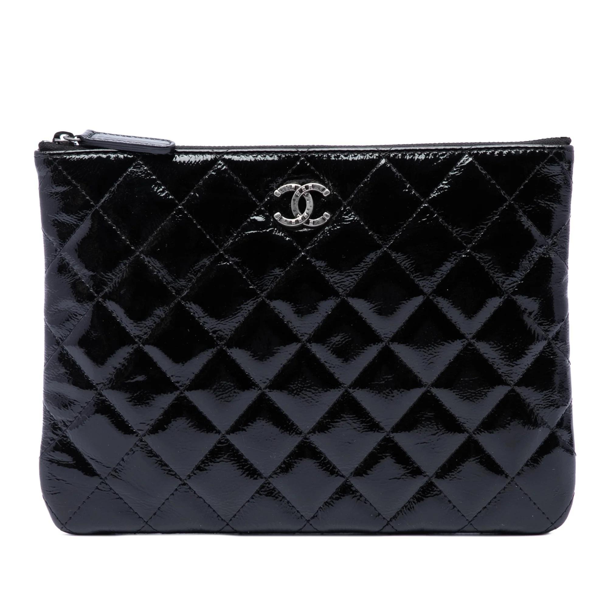 Patent leather handbag