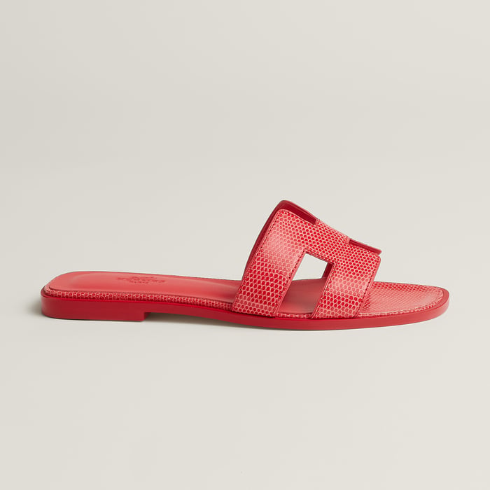 Rose Vermillon Oran Sandal