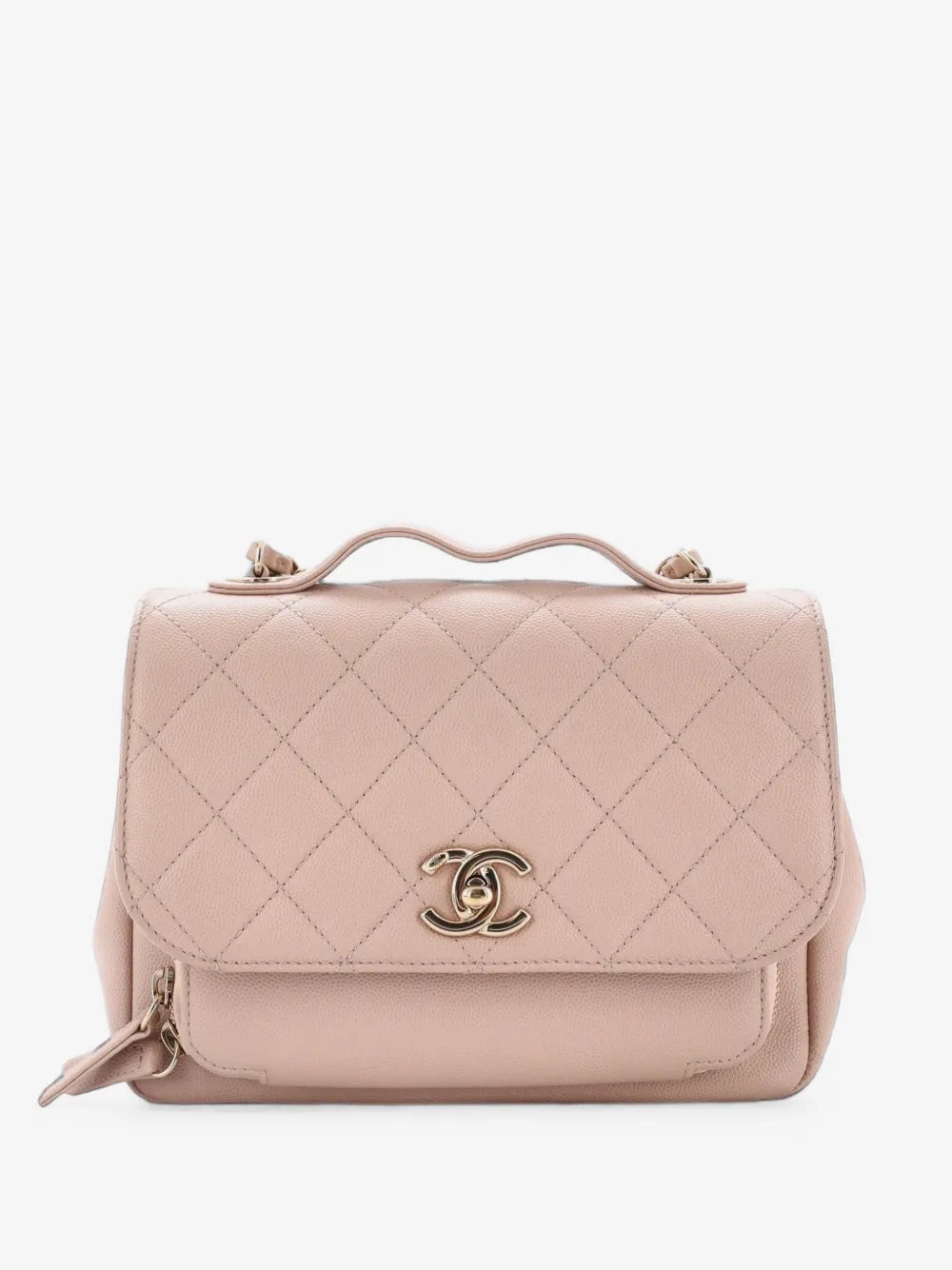 Business Affinity Flap Bag Quilted Caviar Small shoulder bag
