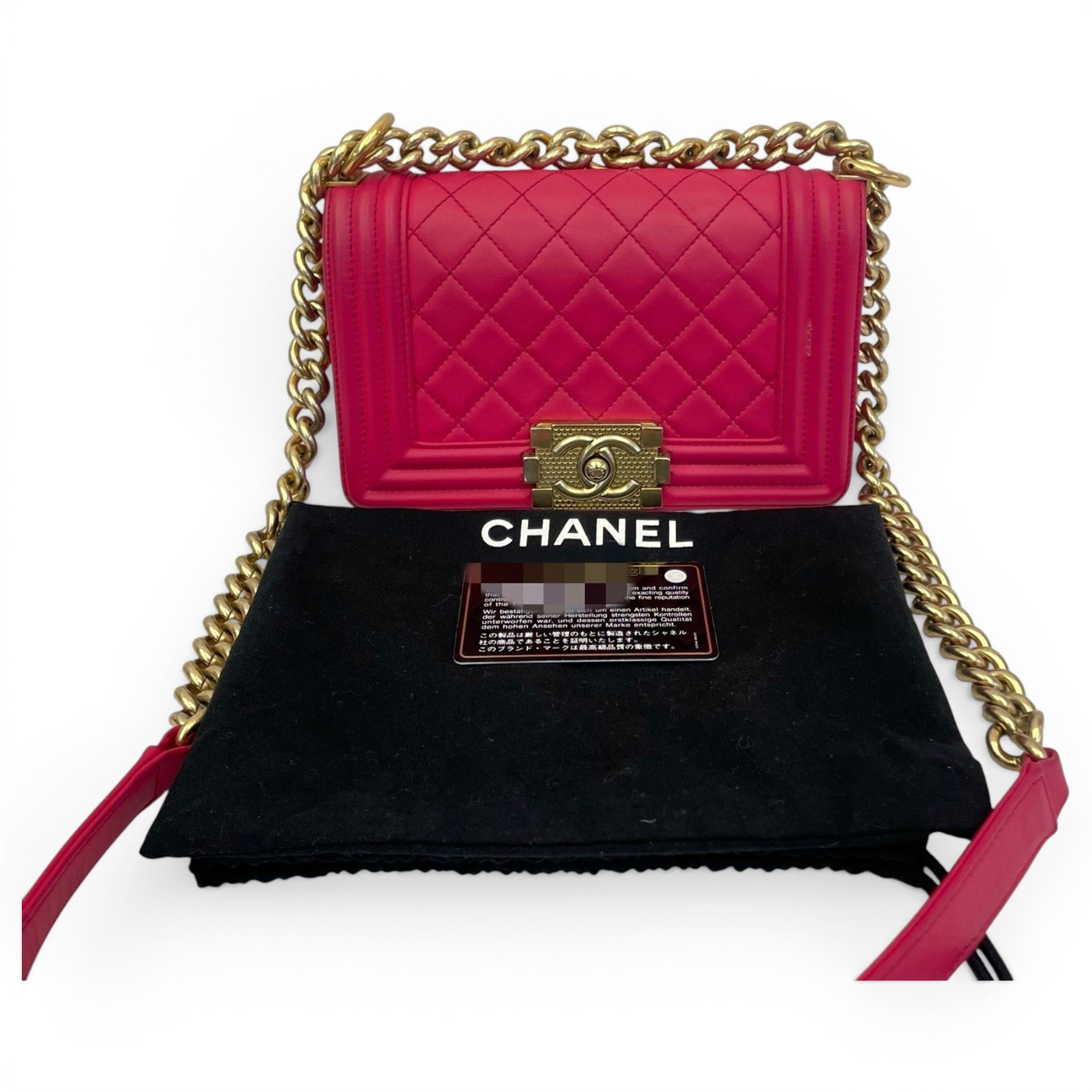 Boy leather crossbody bag