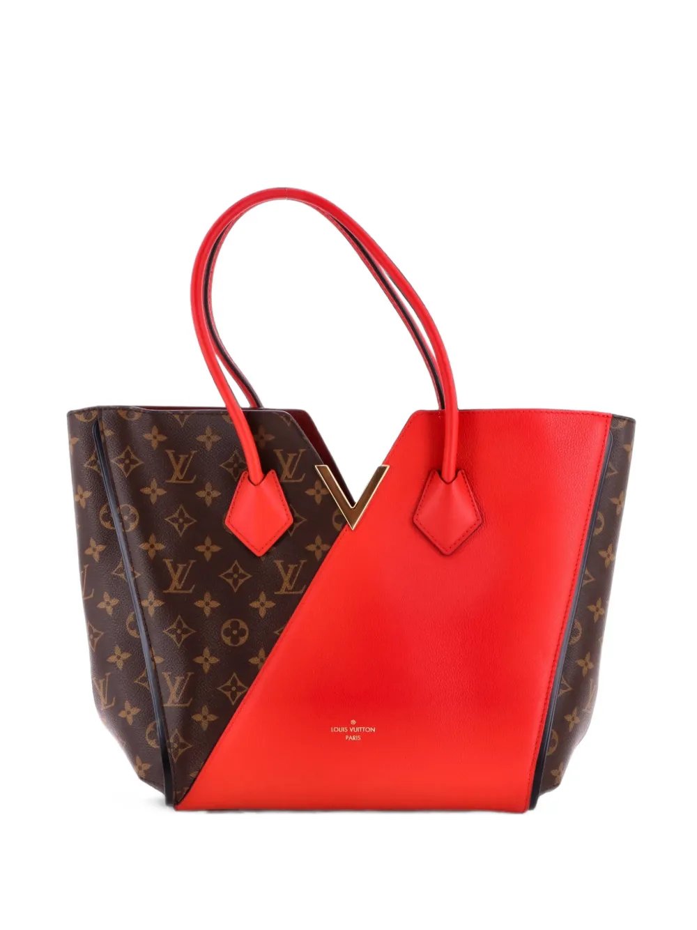 Kimono Handbag Monogram Canvas and Leather MM tote bag
