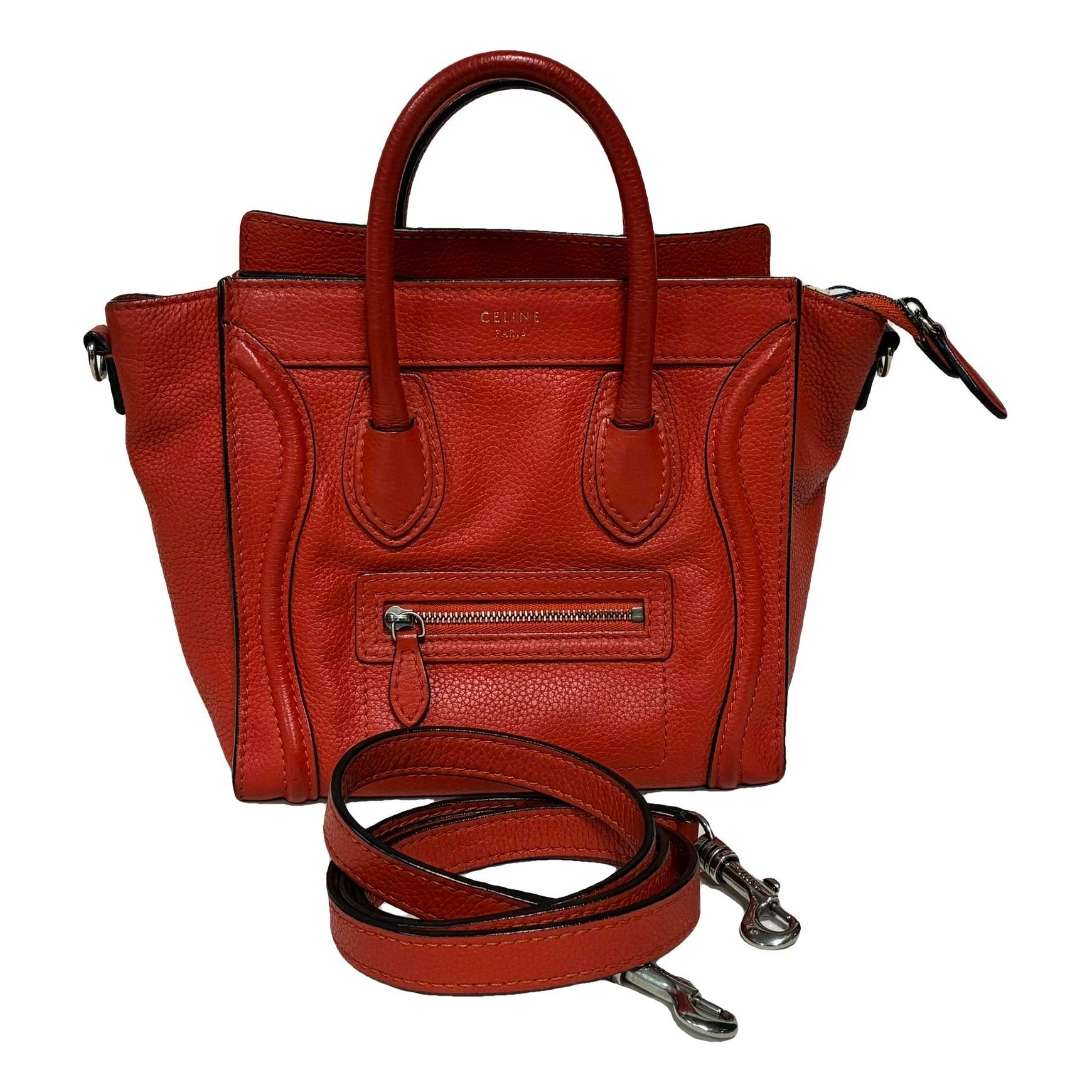 Nano Luggage leather handbag