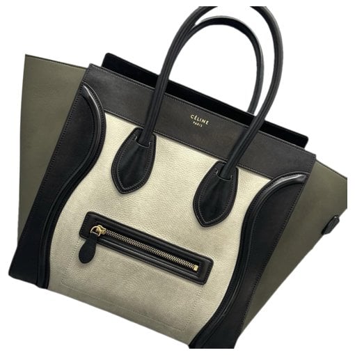 Luggage leather handbag