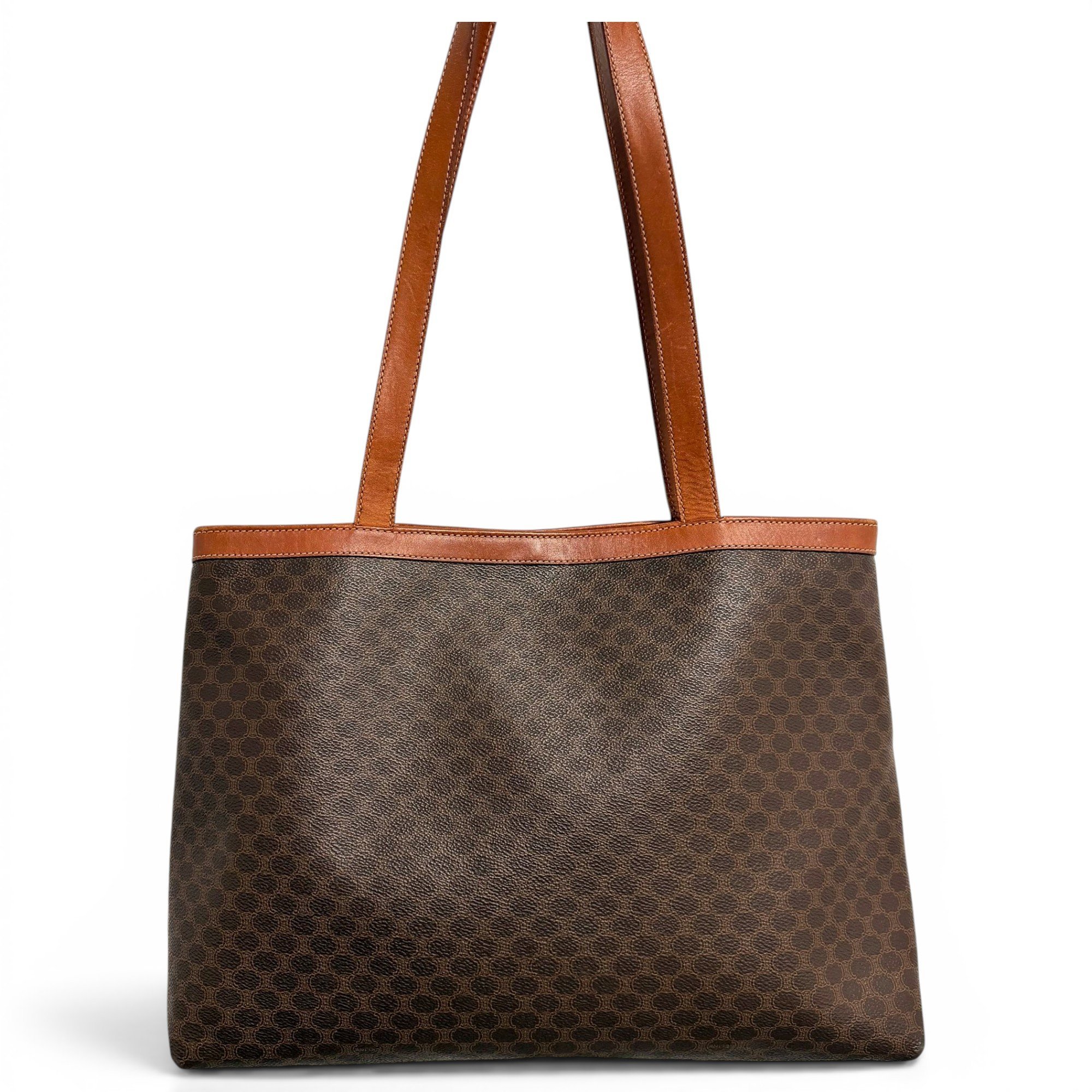 Cabas Vertical leather tote