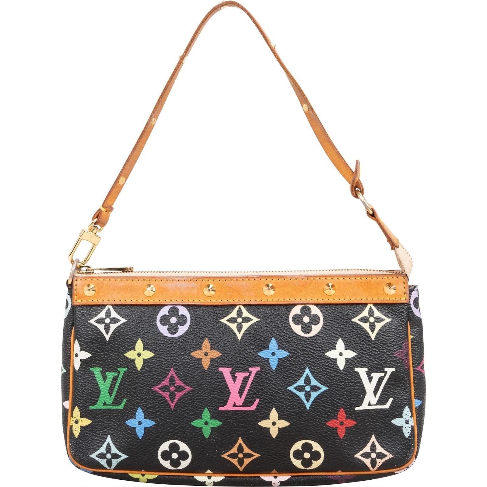 Pochette Accessoire leather handbag