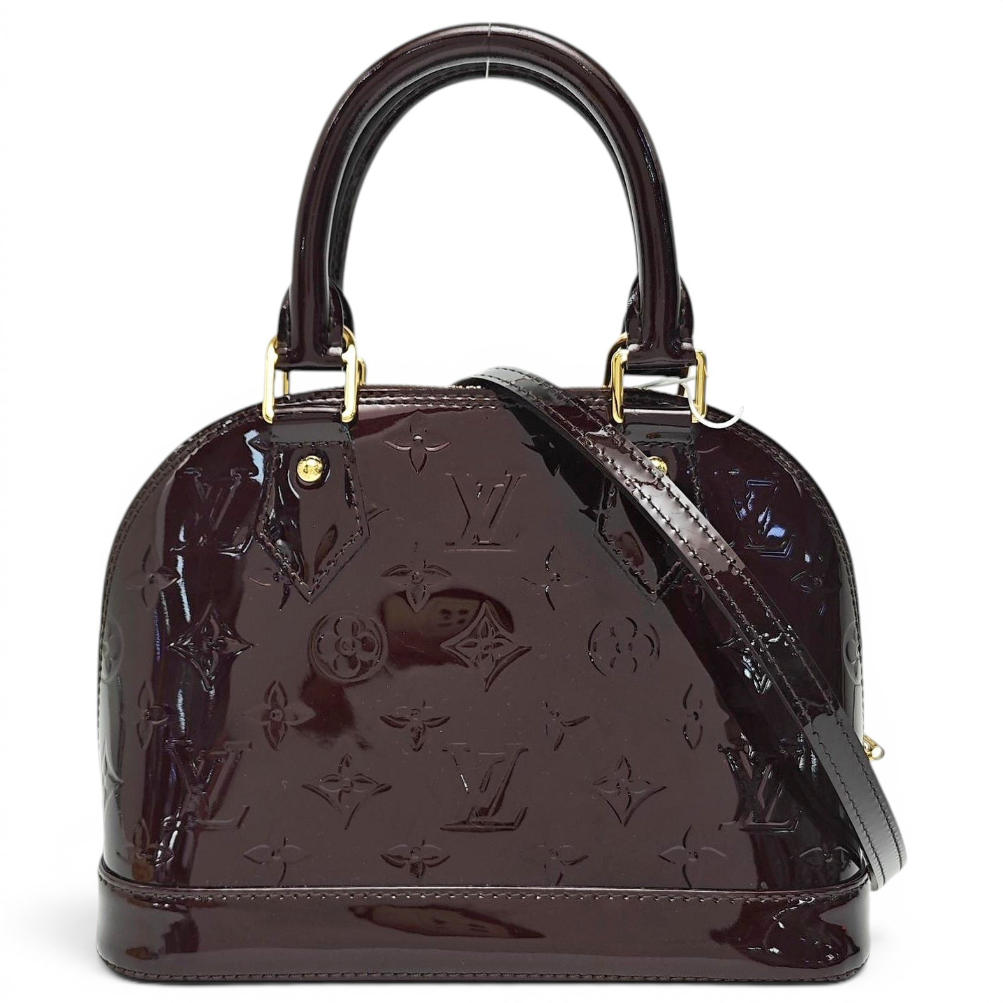 Alma BB patent leather handbag