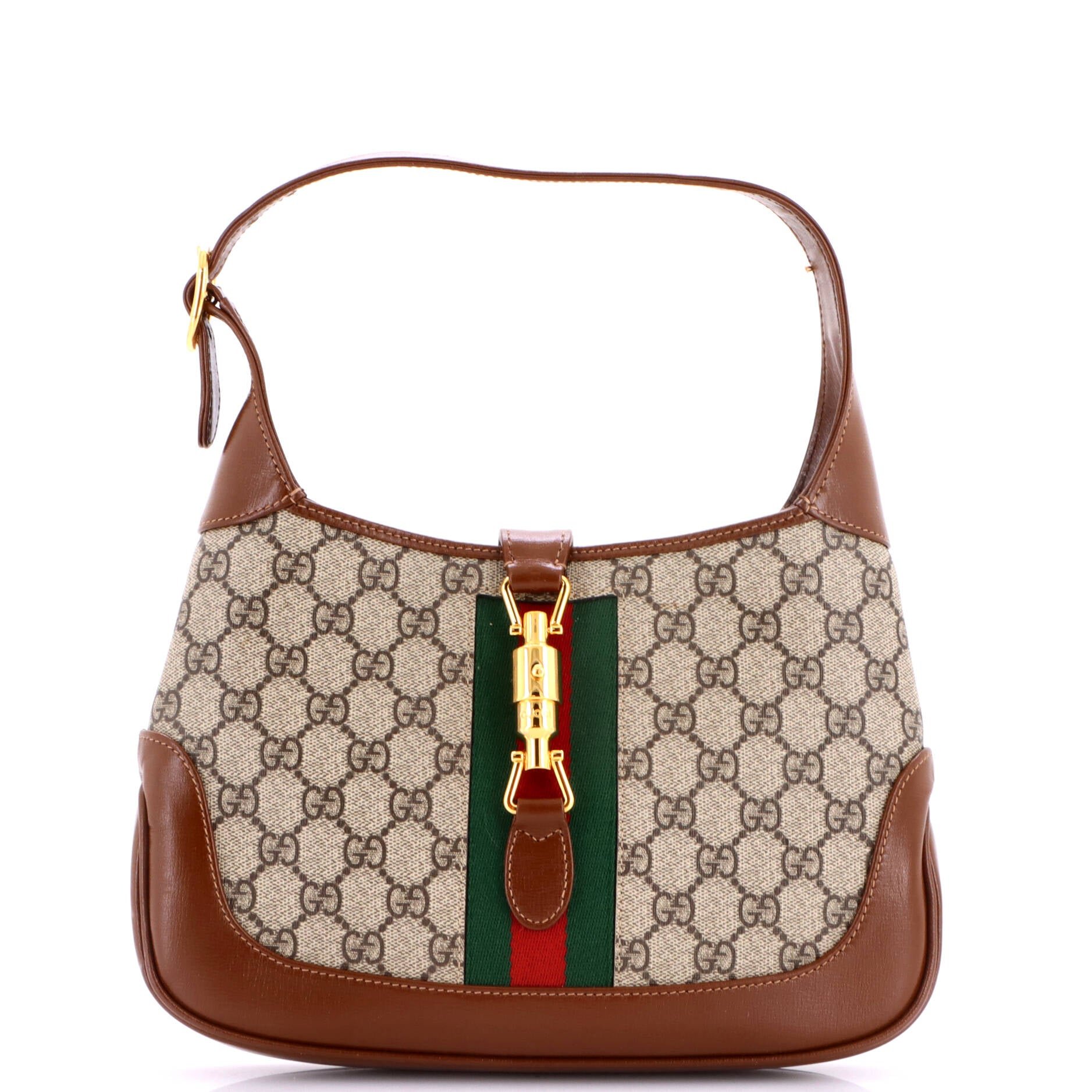 Jackie 1961 Hobo GG Coated Canvas Small