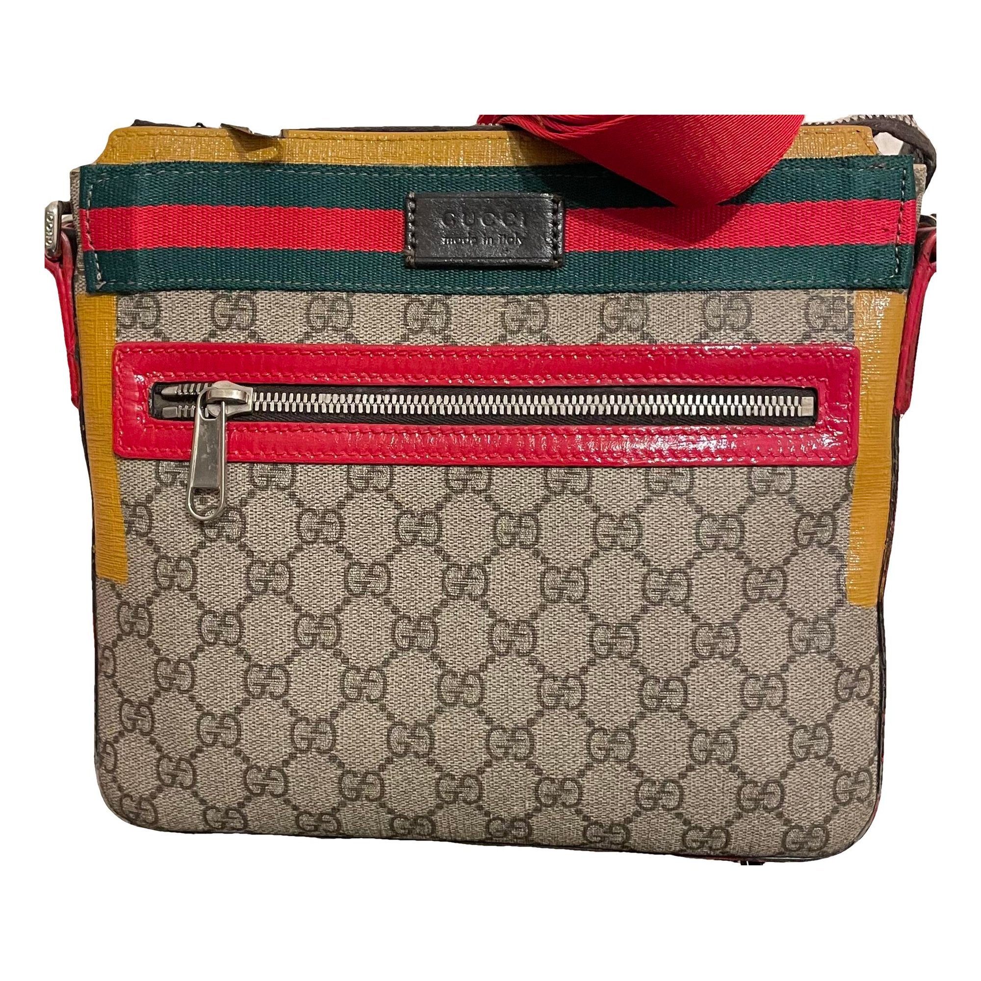 Ophidia vinyl crossbody bag
