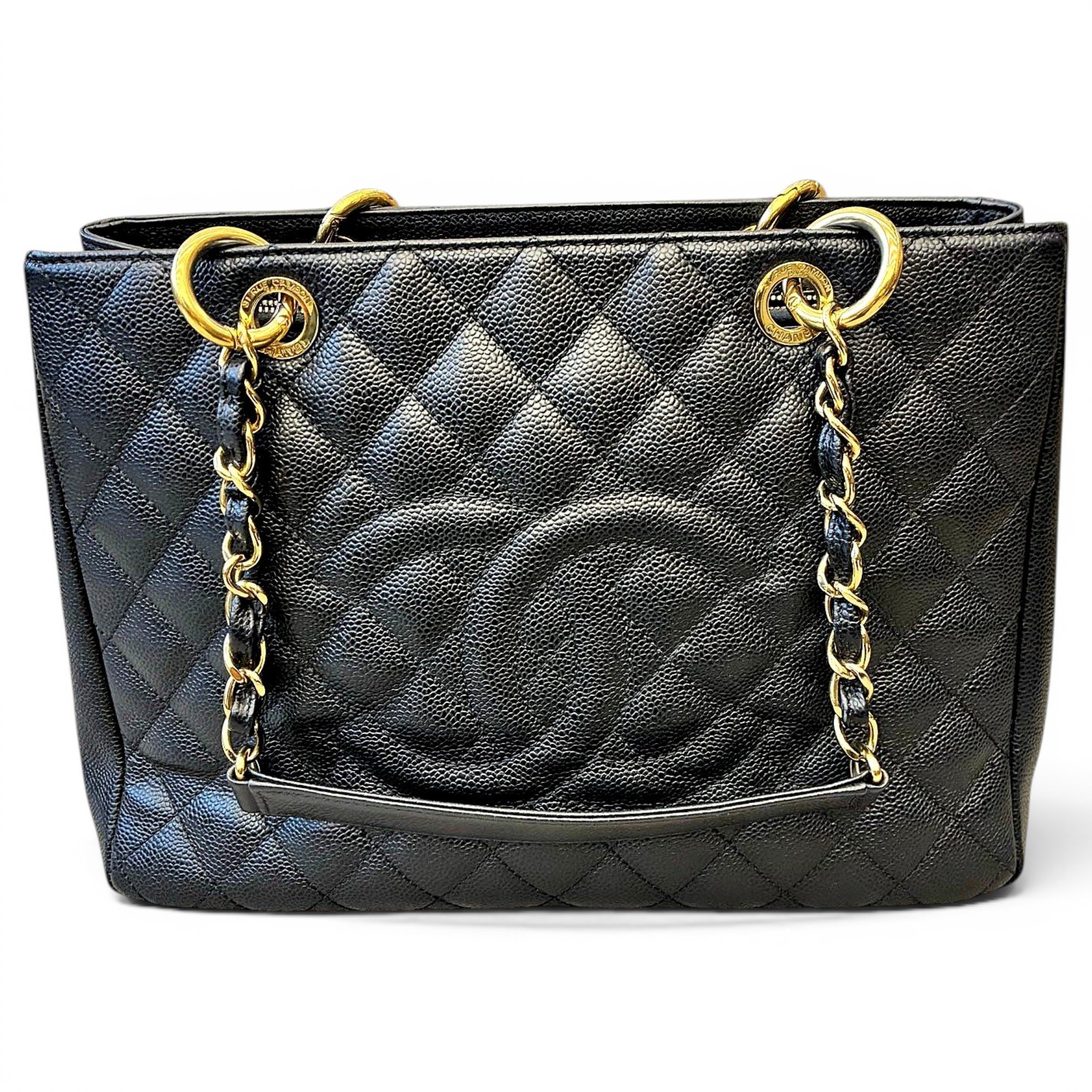 Grand shopping leather tote