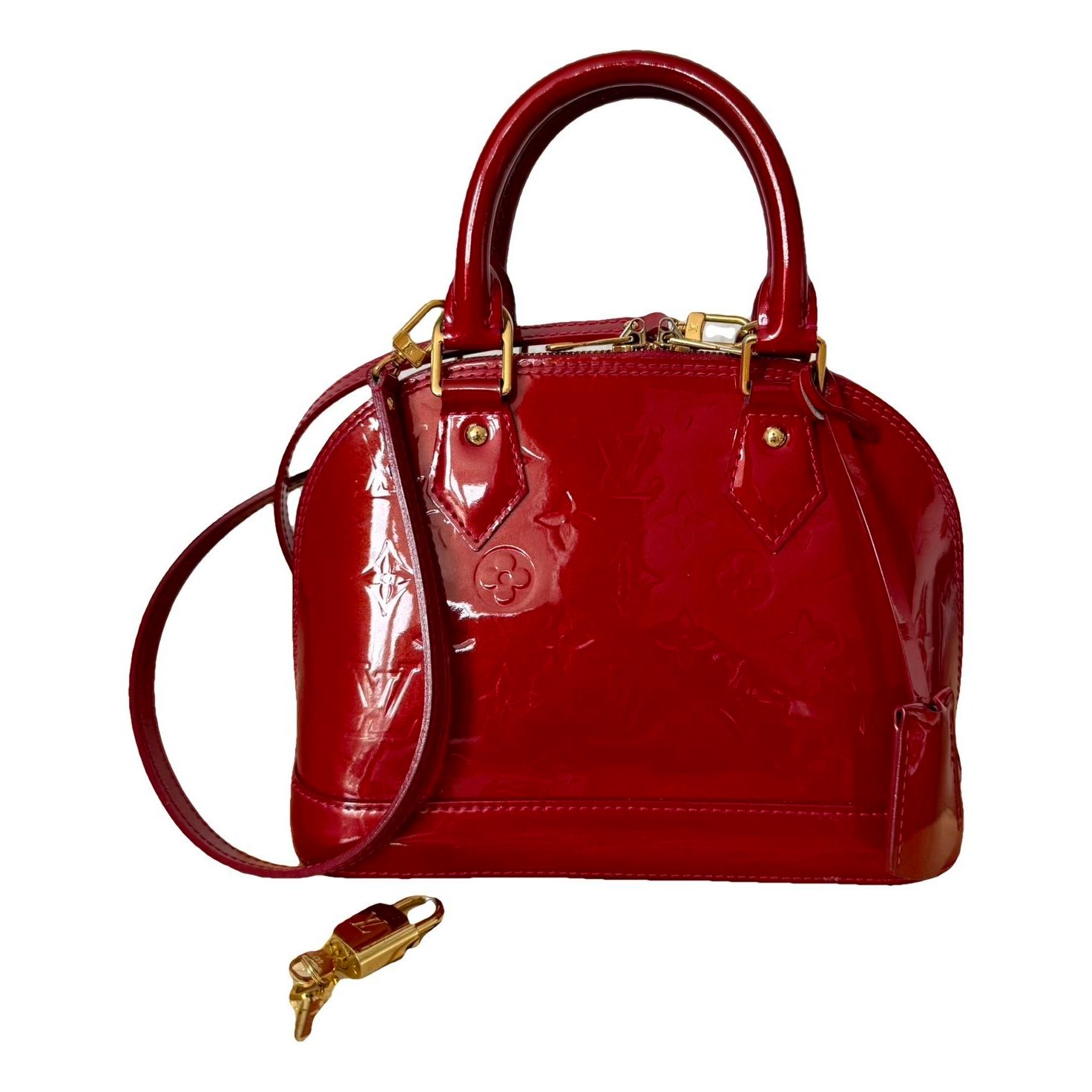 Alma BB patent leather handbag