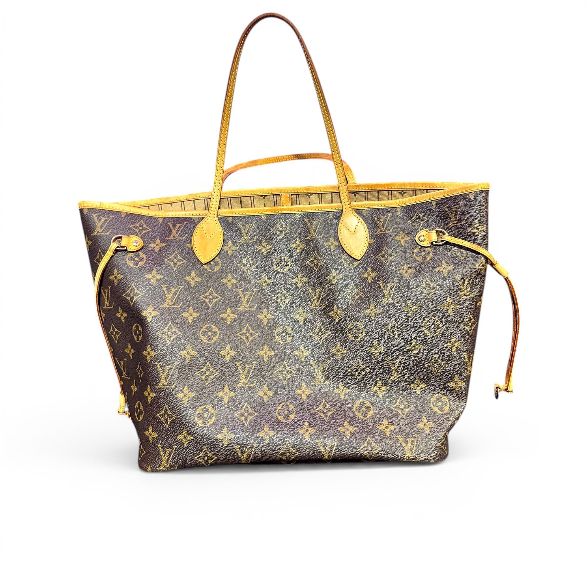 Neverfull leather tote