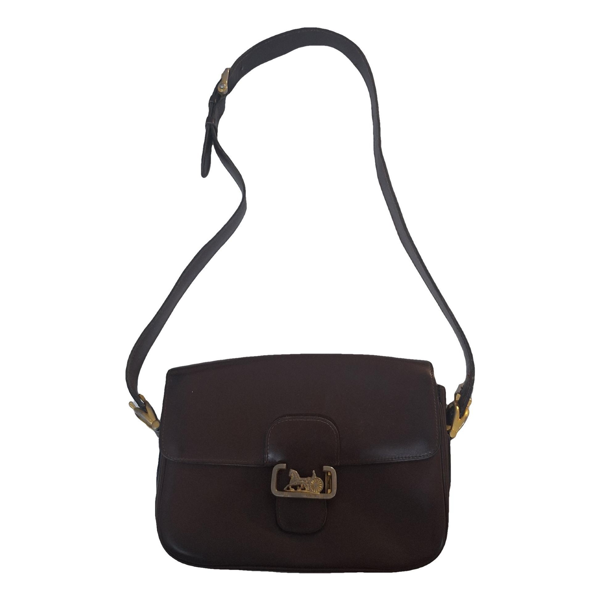 Triomphe leather crossbody bag