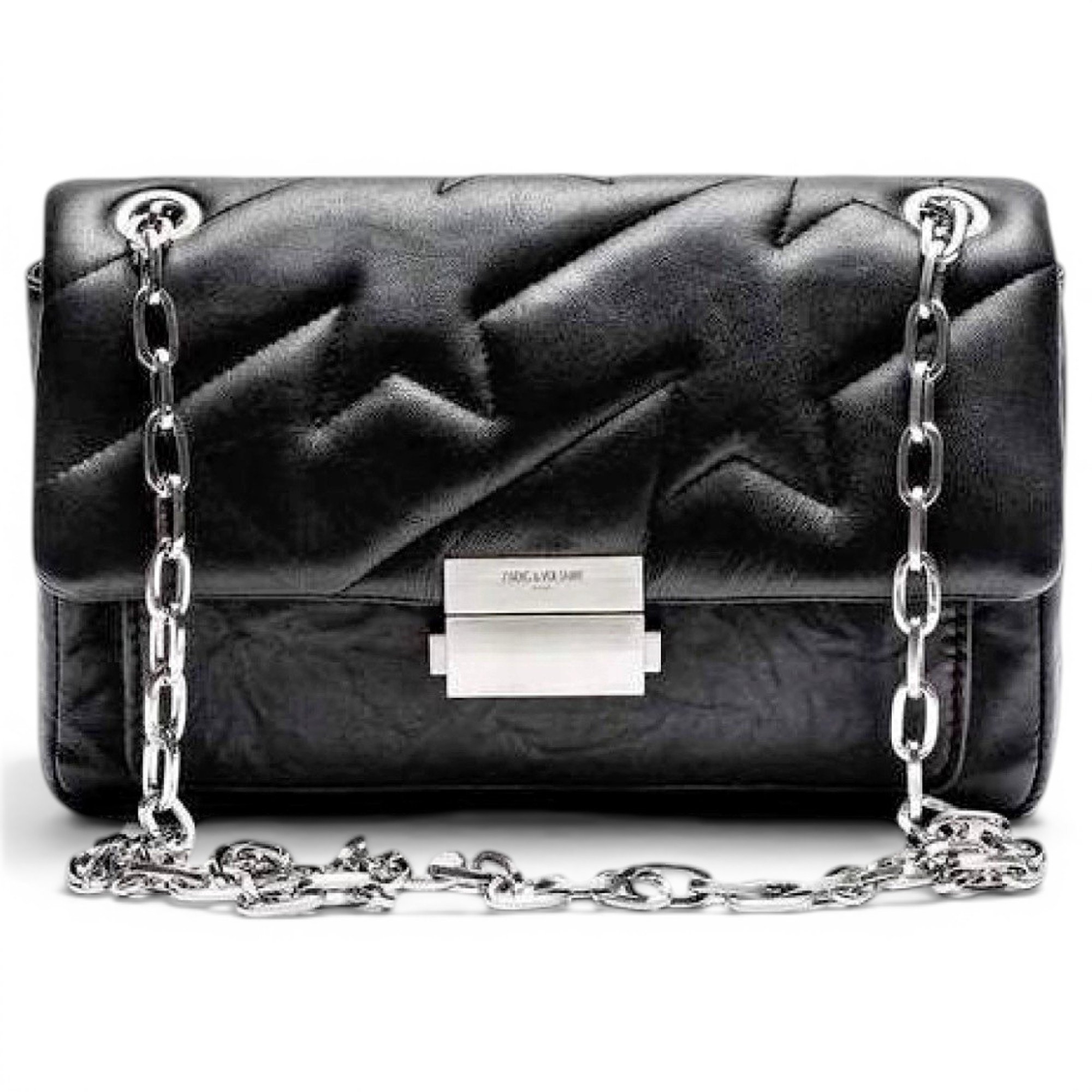 Rock leather crossbody bag