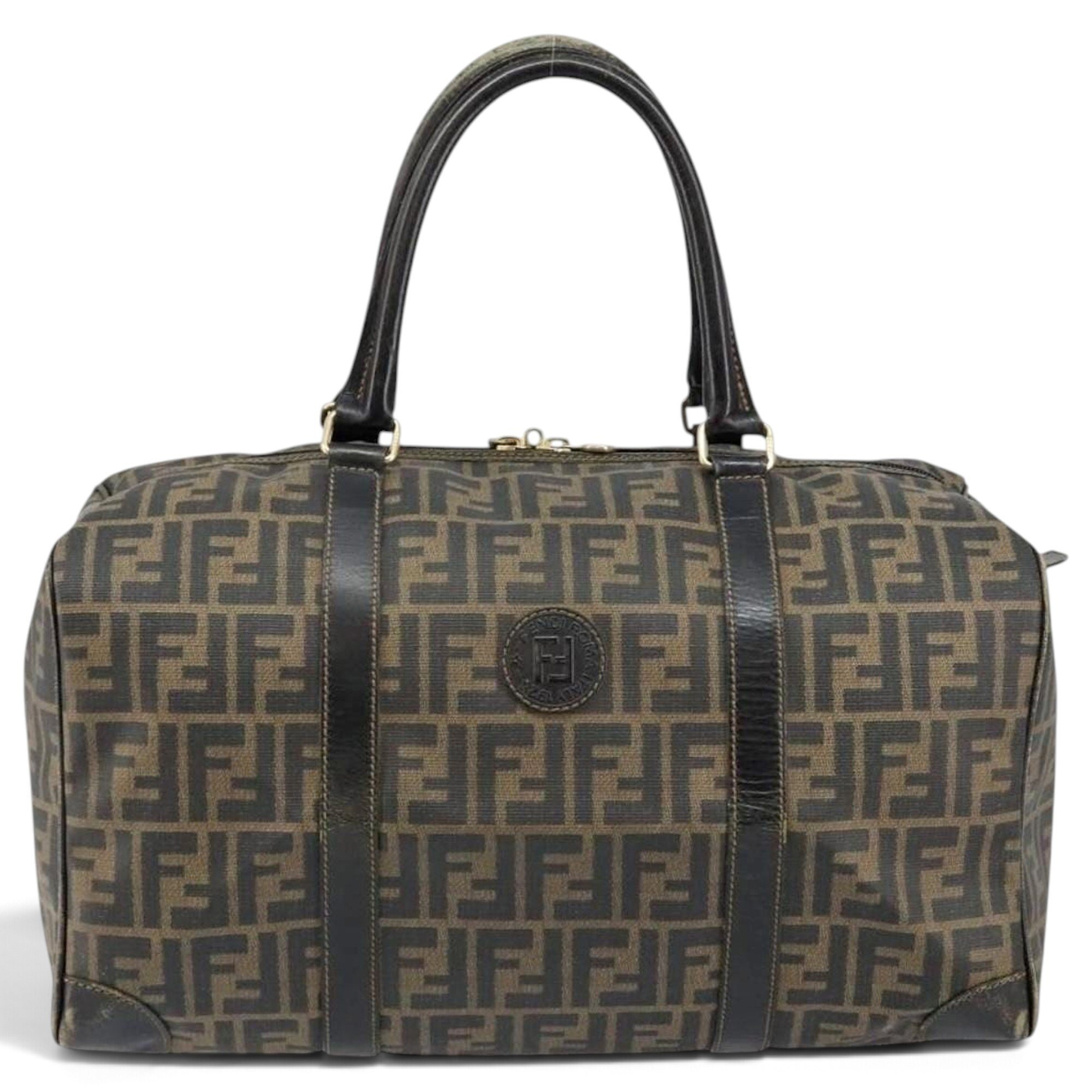 Leather bowling bag