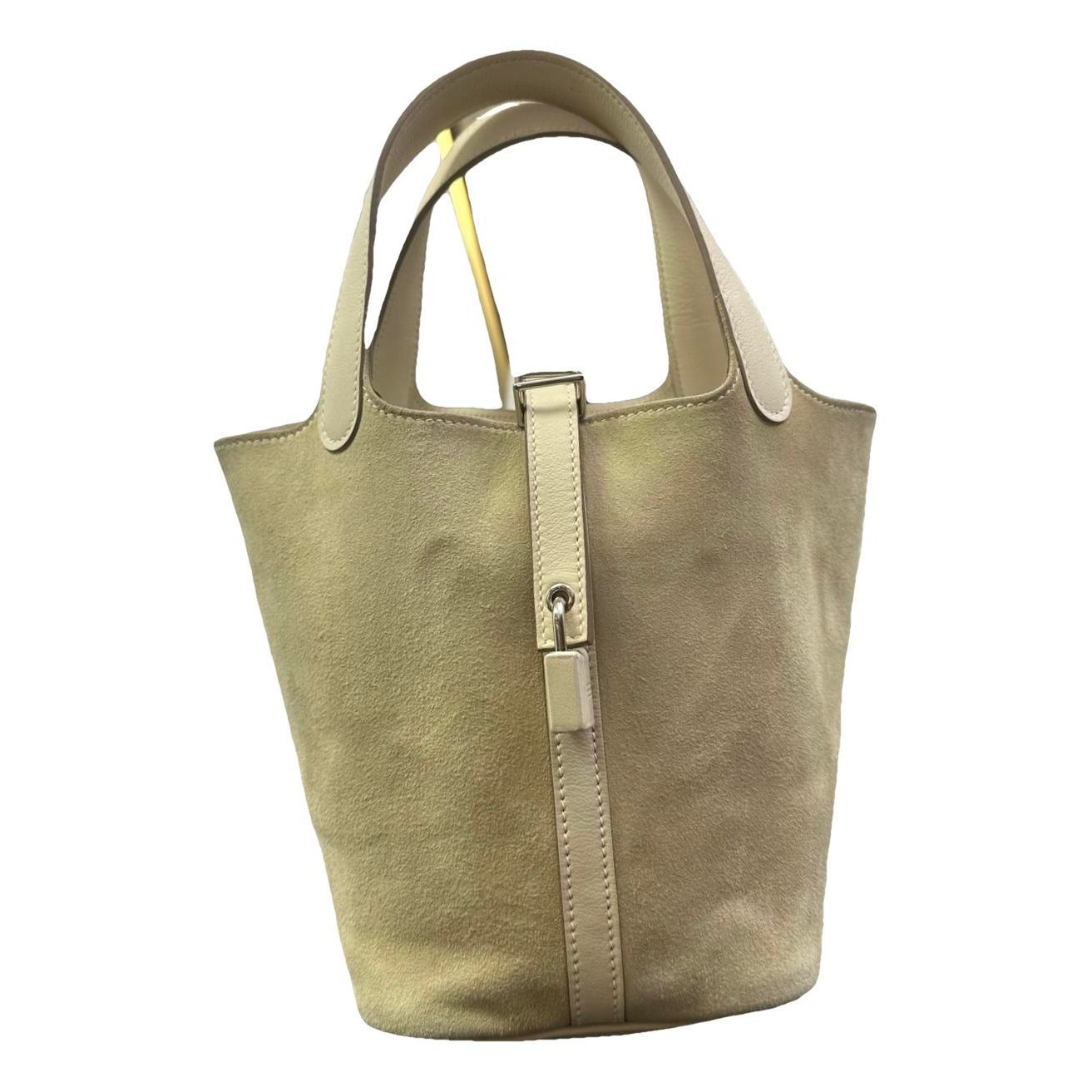 Hermes Picotin 18 Handbag White