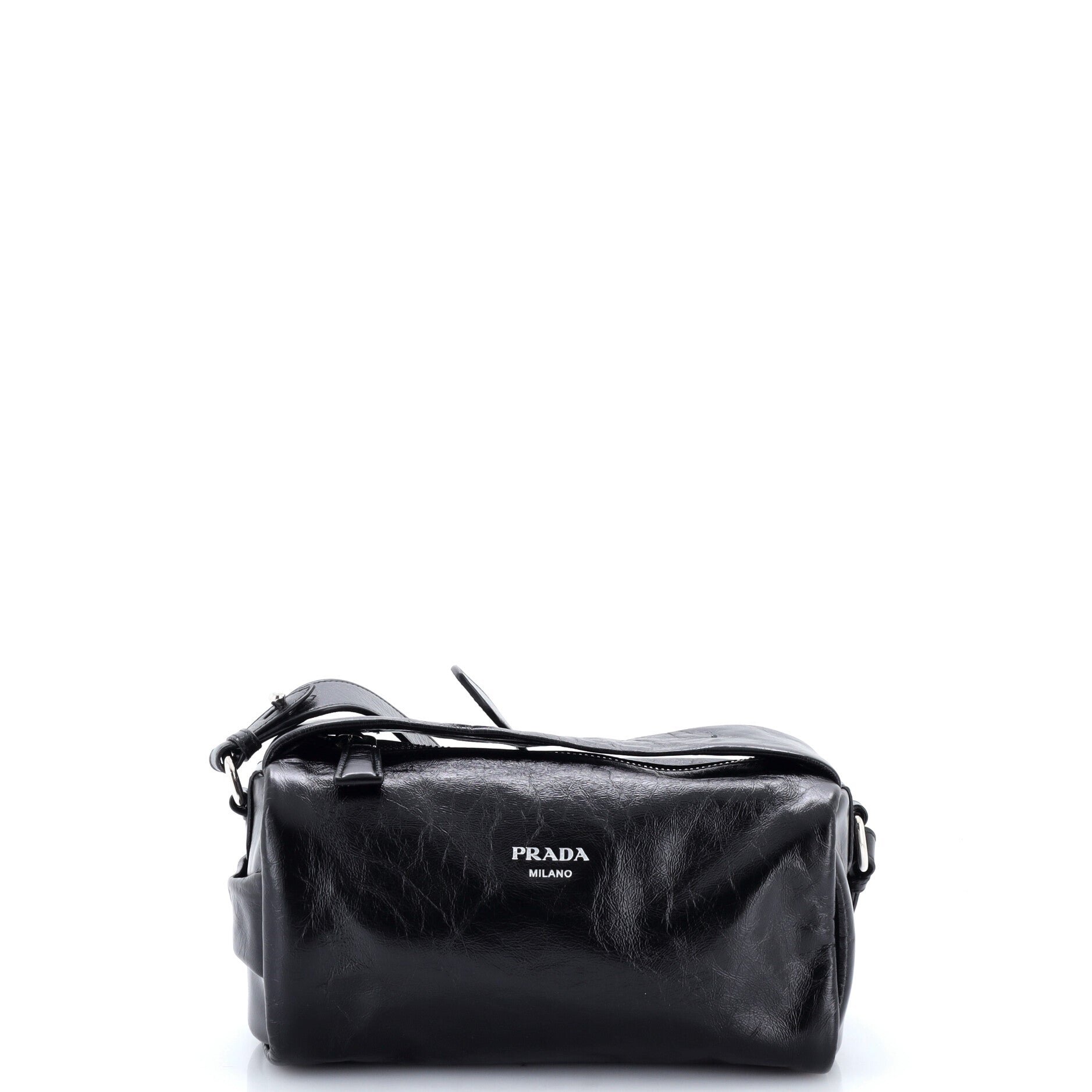 Convertible Top Zip Shoulder Bag Nappa Leather Small