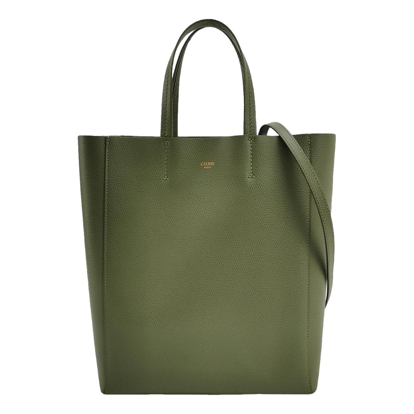 Cabas leather handbag