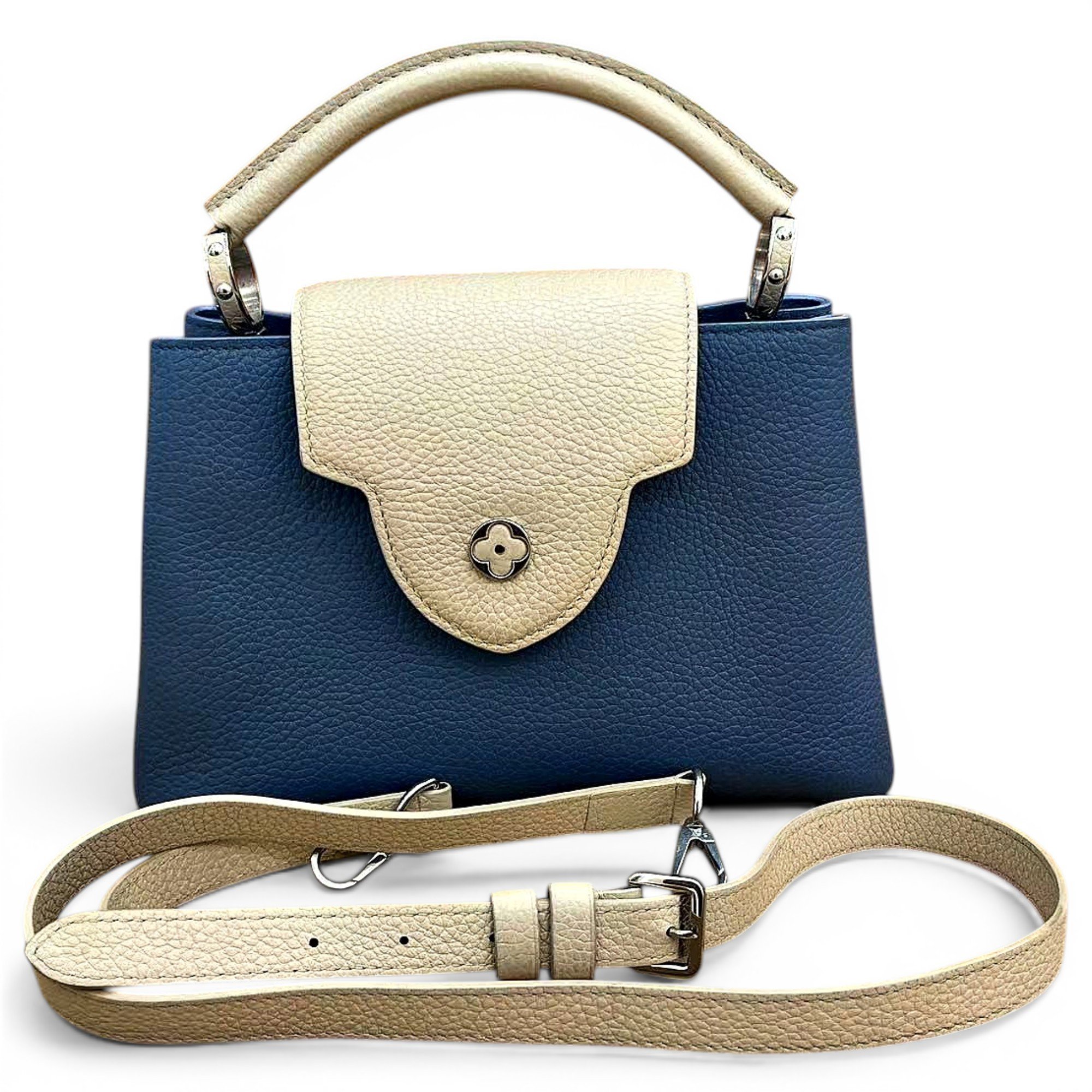 Capucines leather handbag