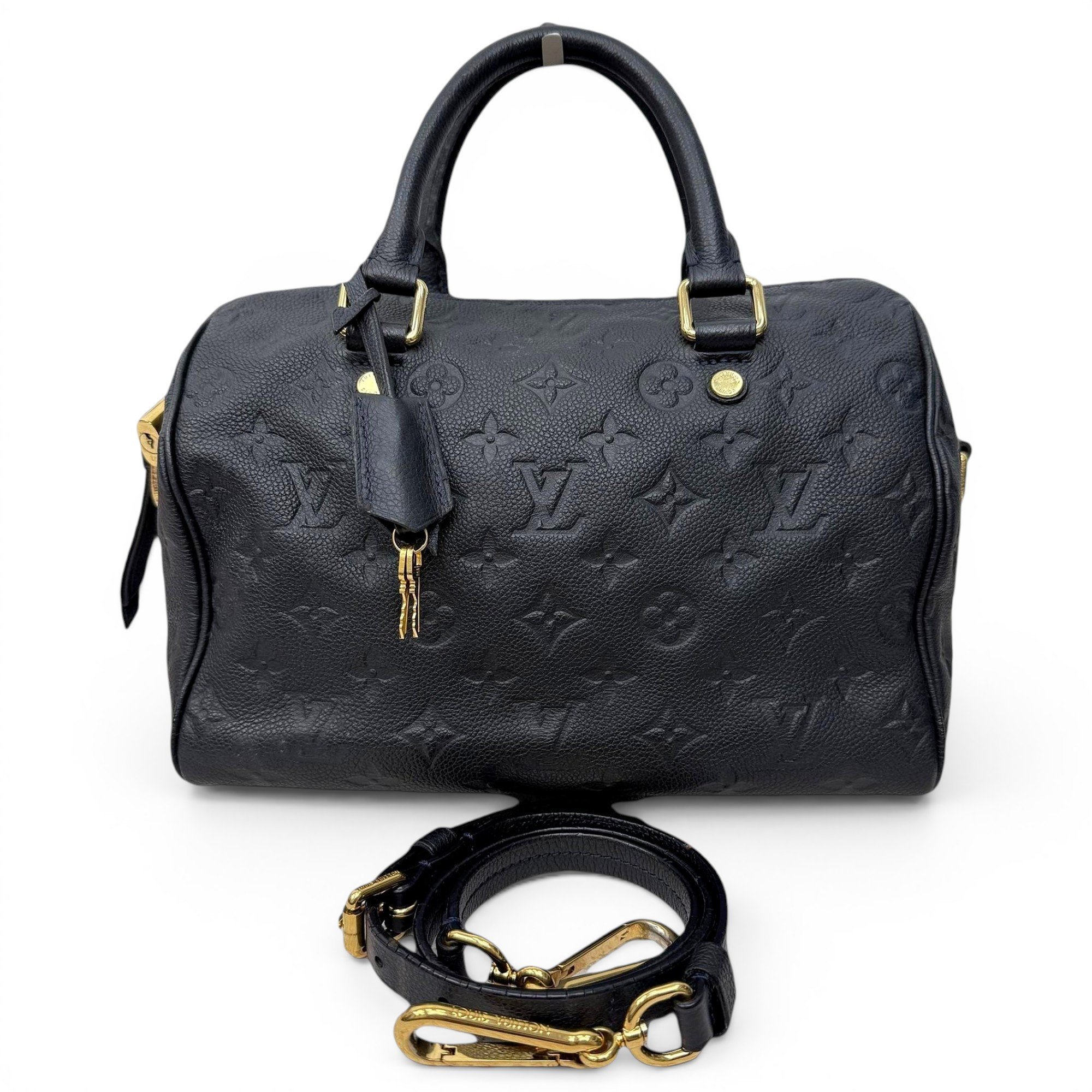 Speedy leather handbag