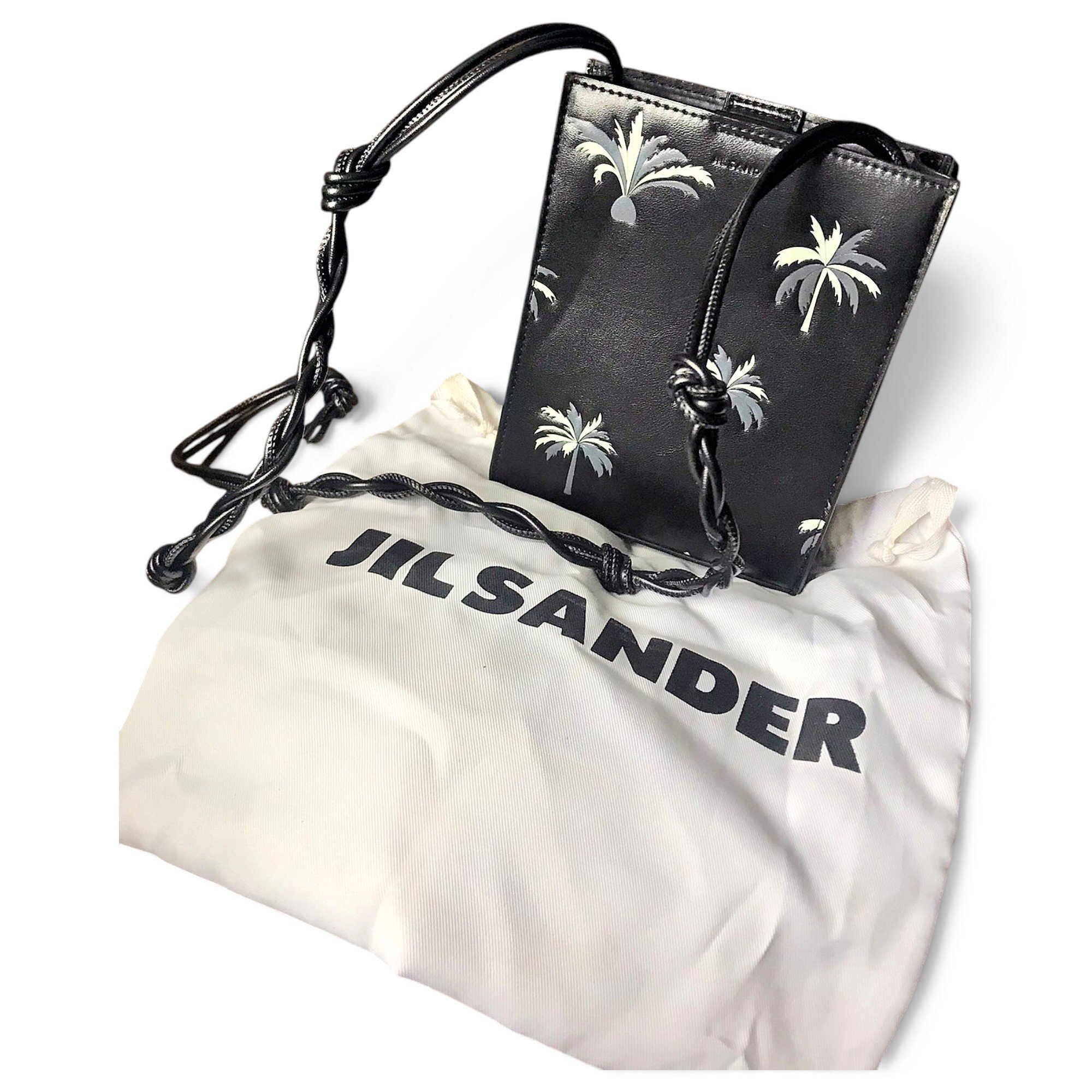 Jil Sander Tangle leather crossbody bag