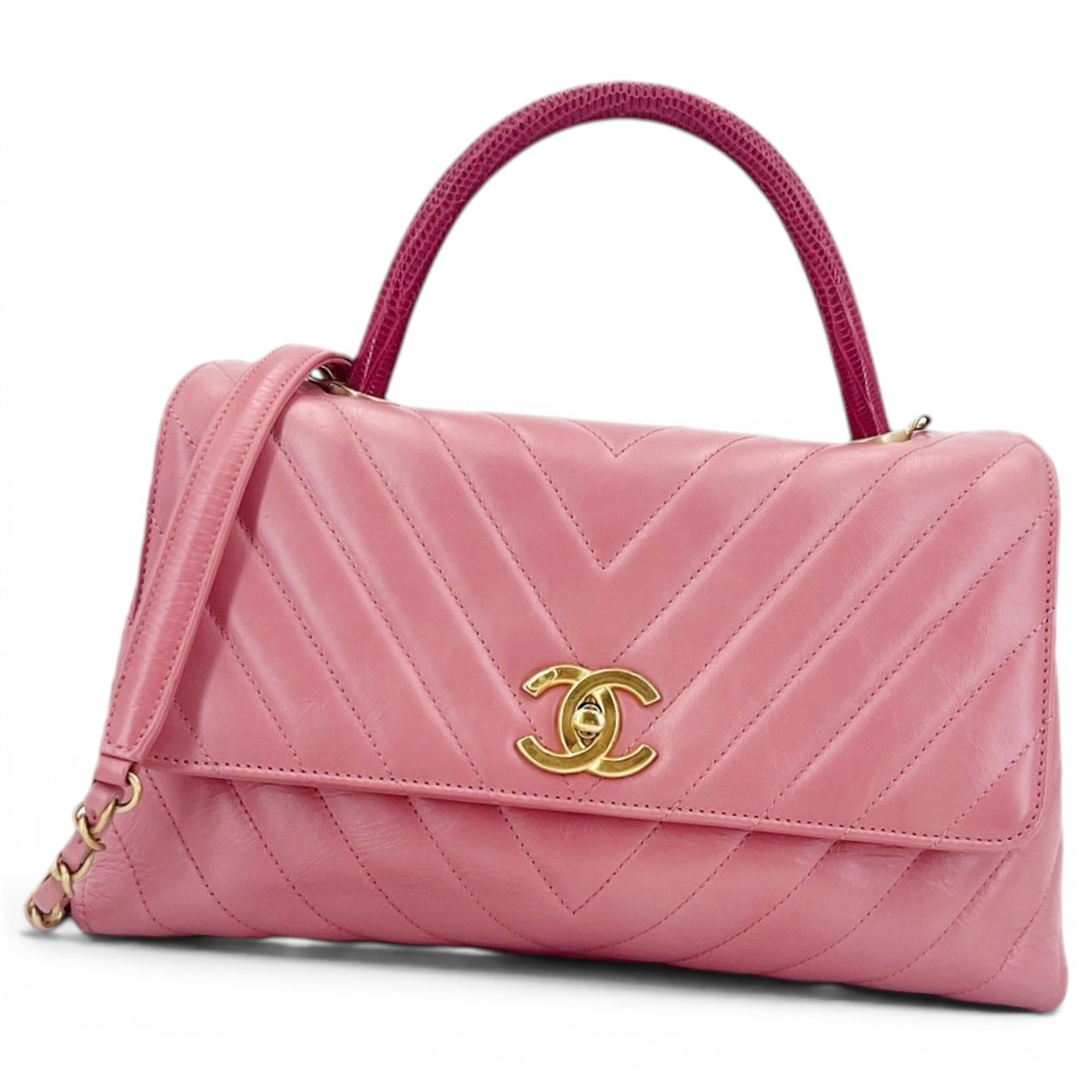 Coco Handle leather handbag