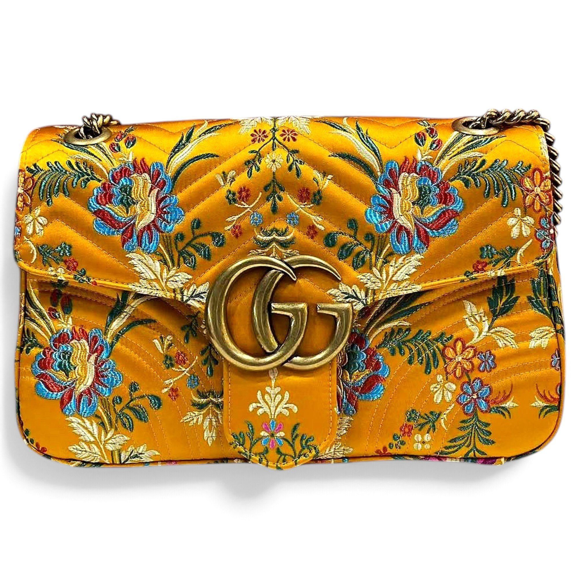 GG Marmont Flap leather handbag