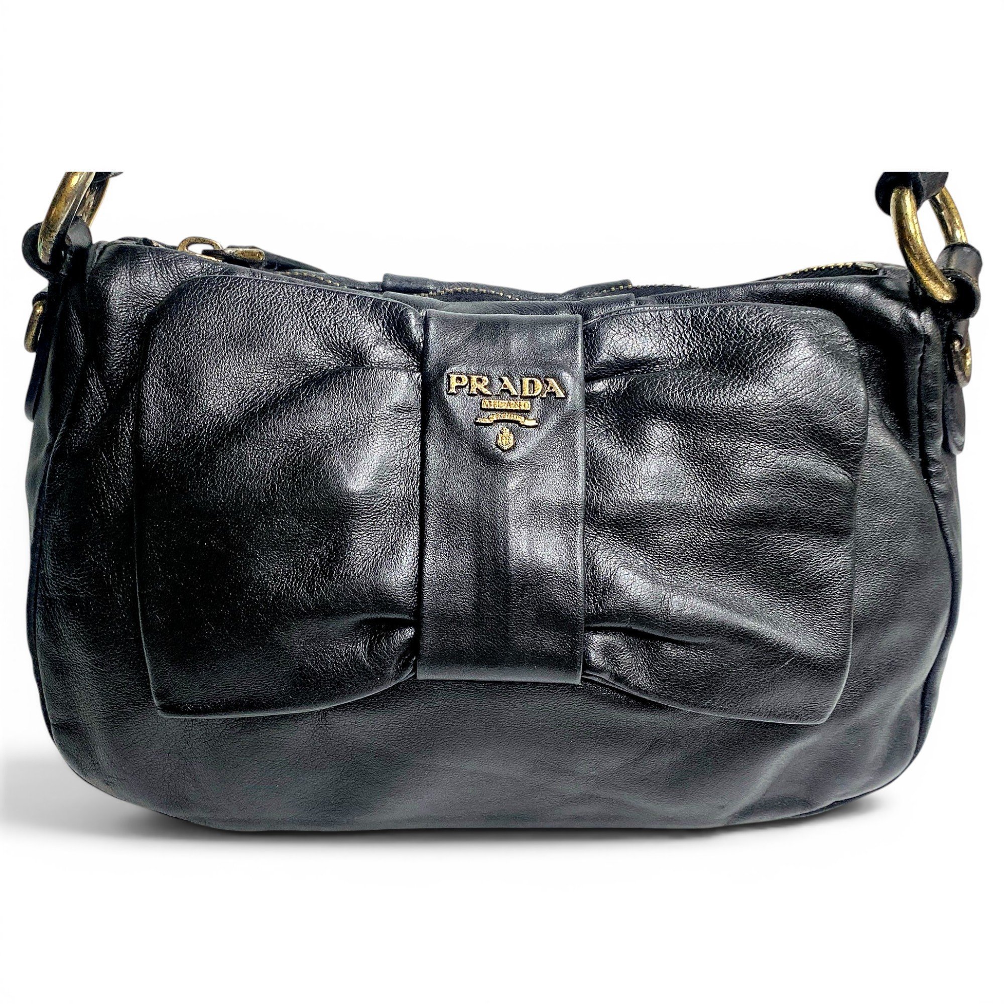 Leather handbag