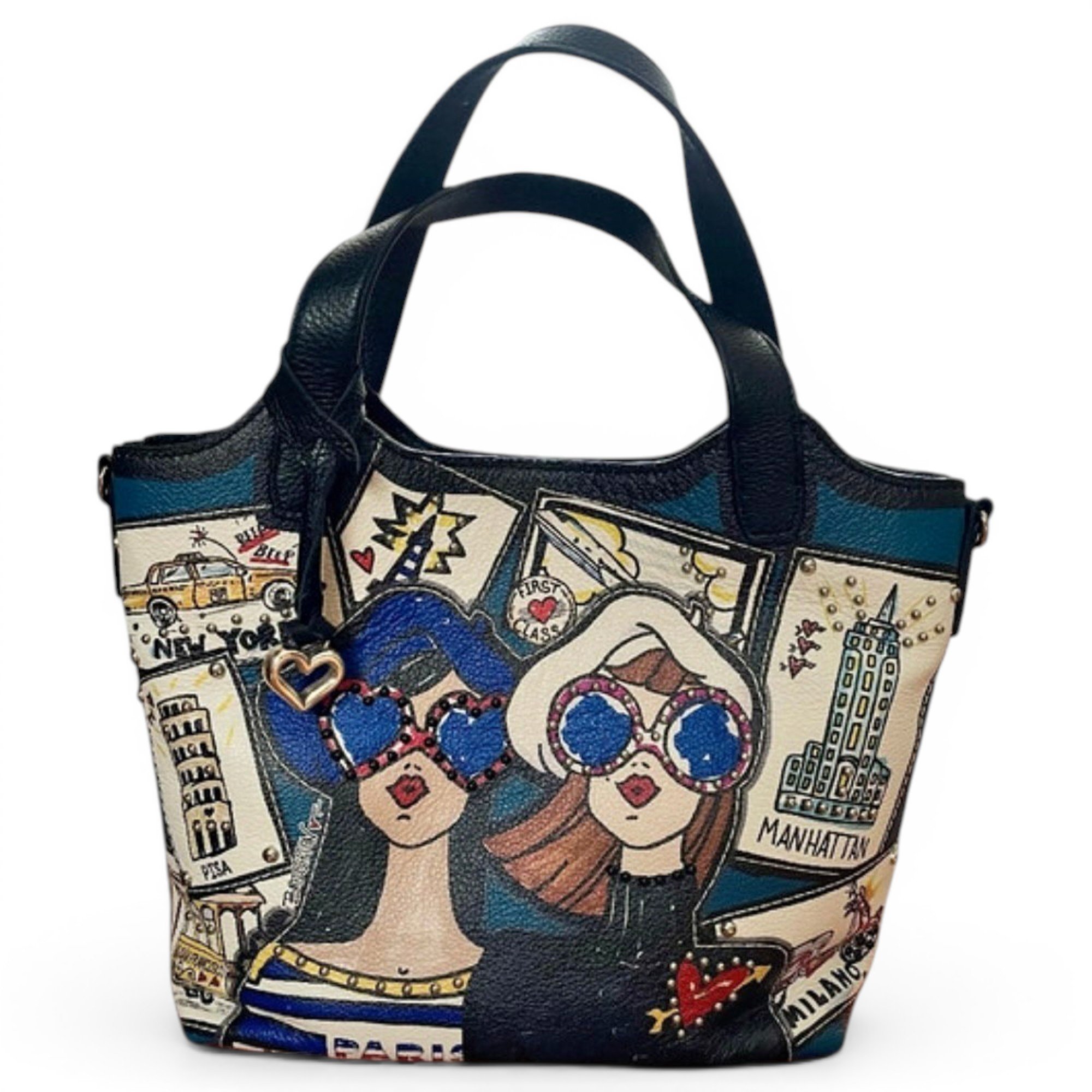 Leather tote