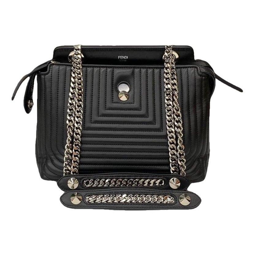 Dot Com leather handbag