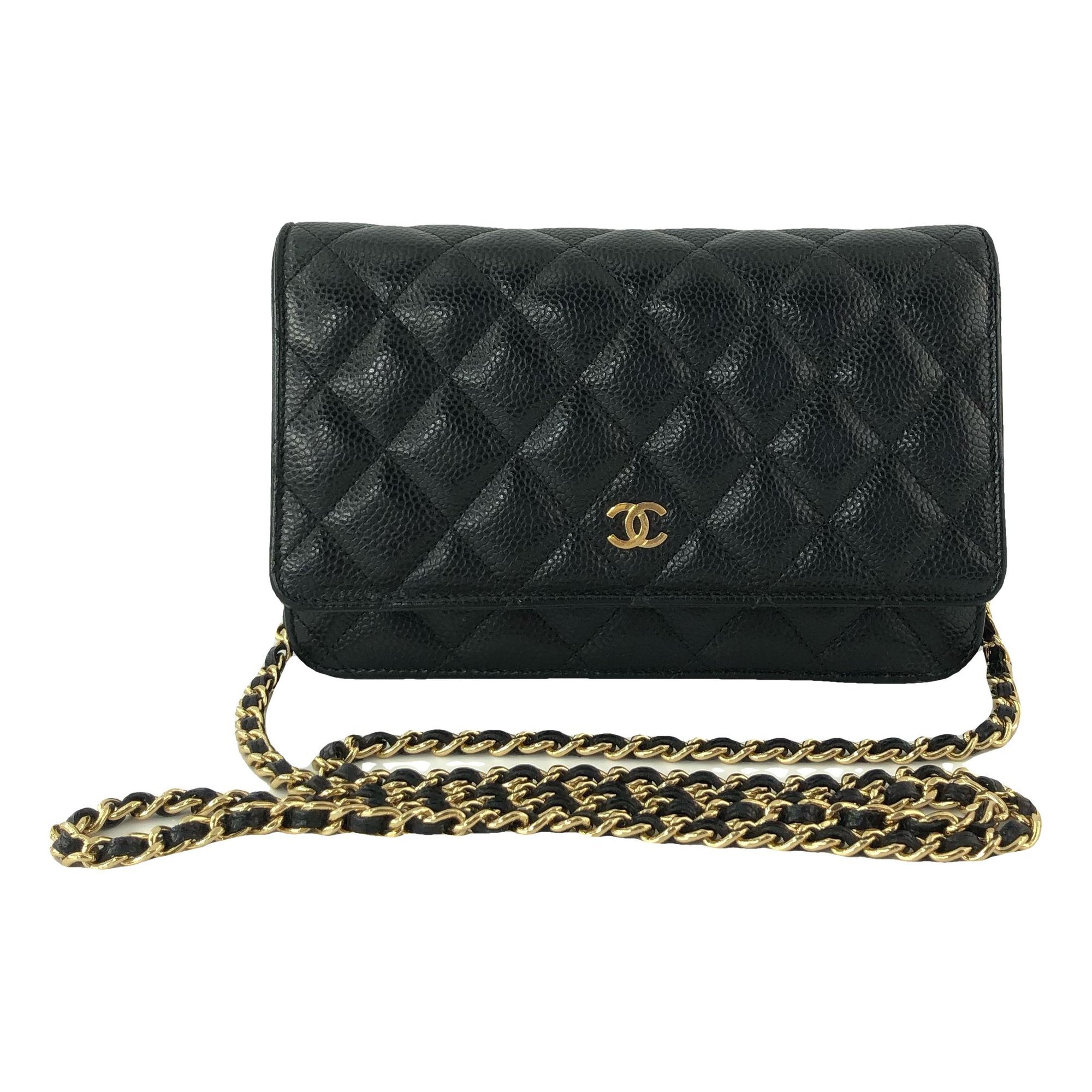 Wallet On Chain Timeless/Classique pony-style calfskin handbag