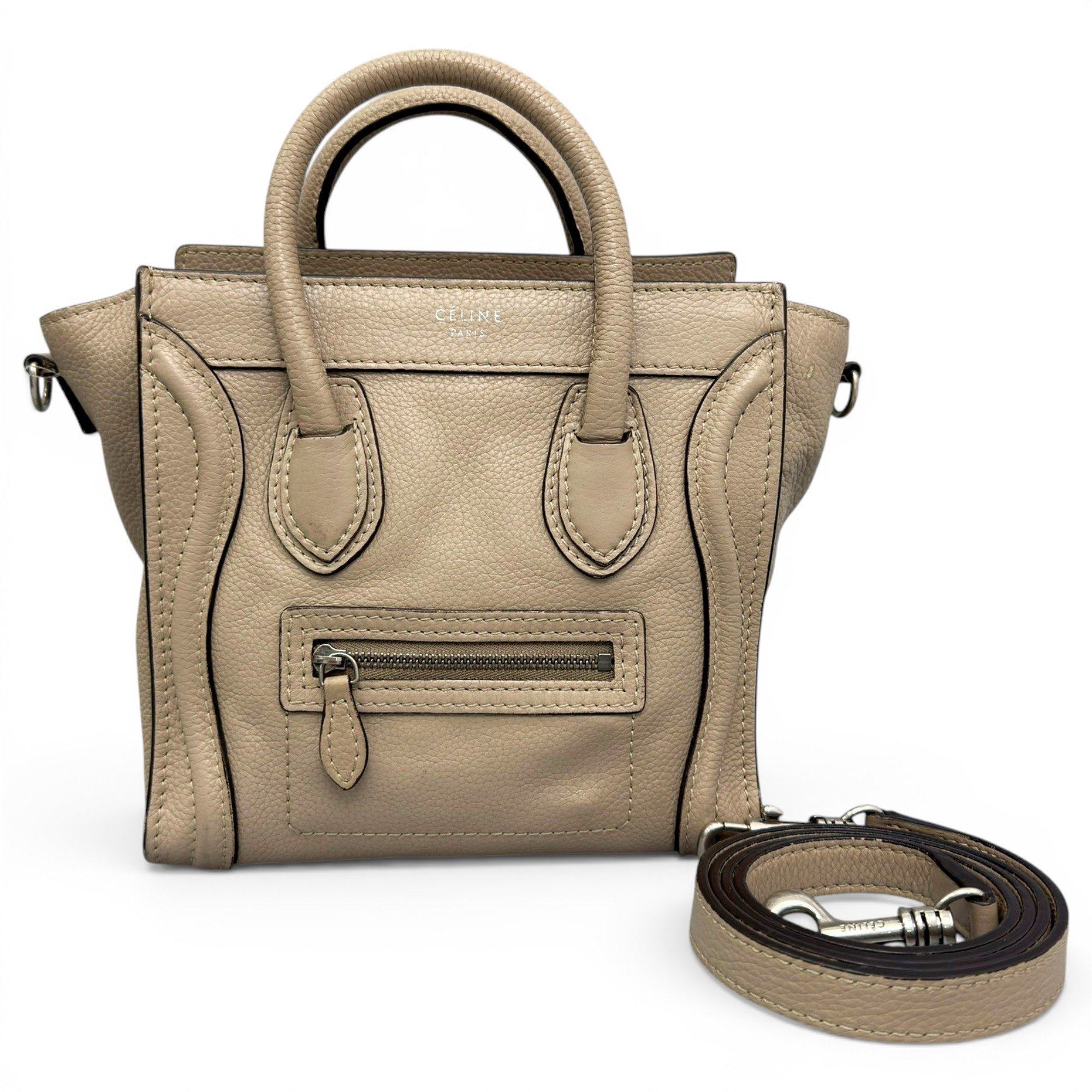 Nano Luggage leather handbag