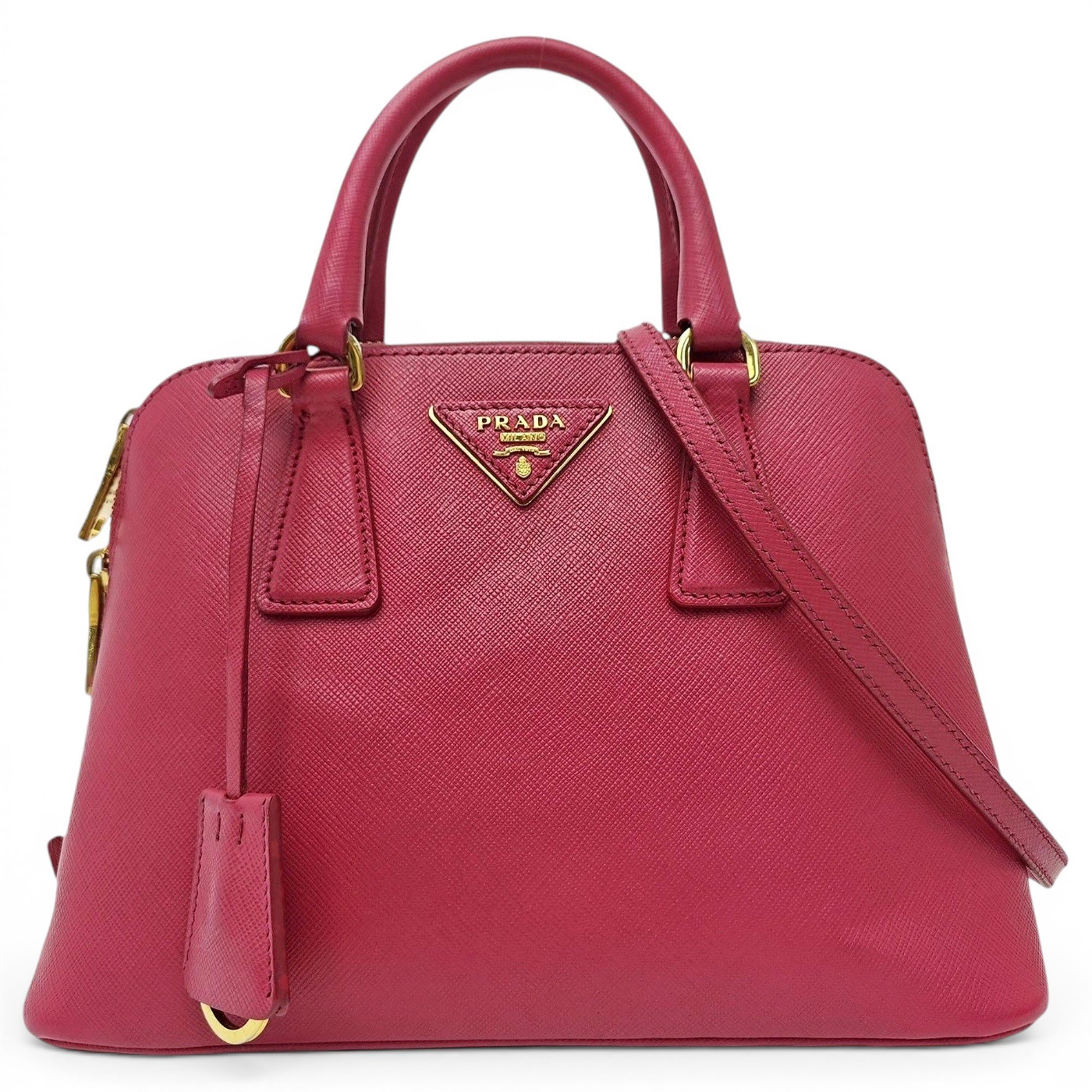Promenade leather handbag