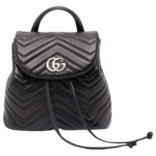 Leather backpack