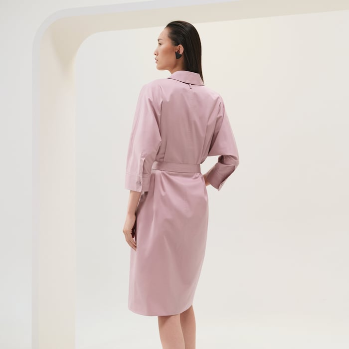 Rose Cancan Shirt Dress