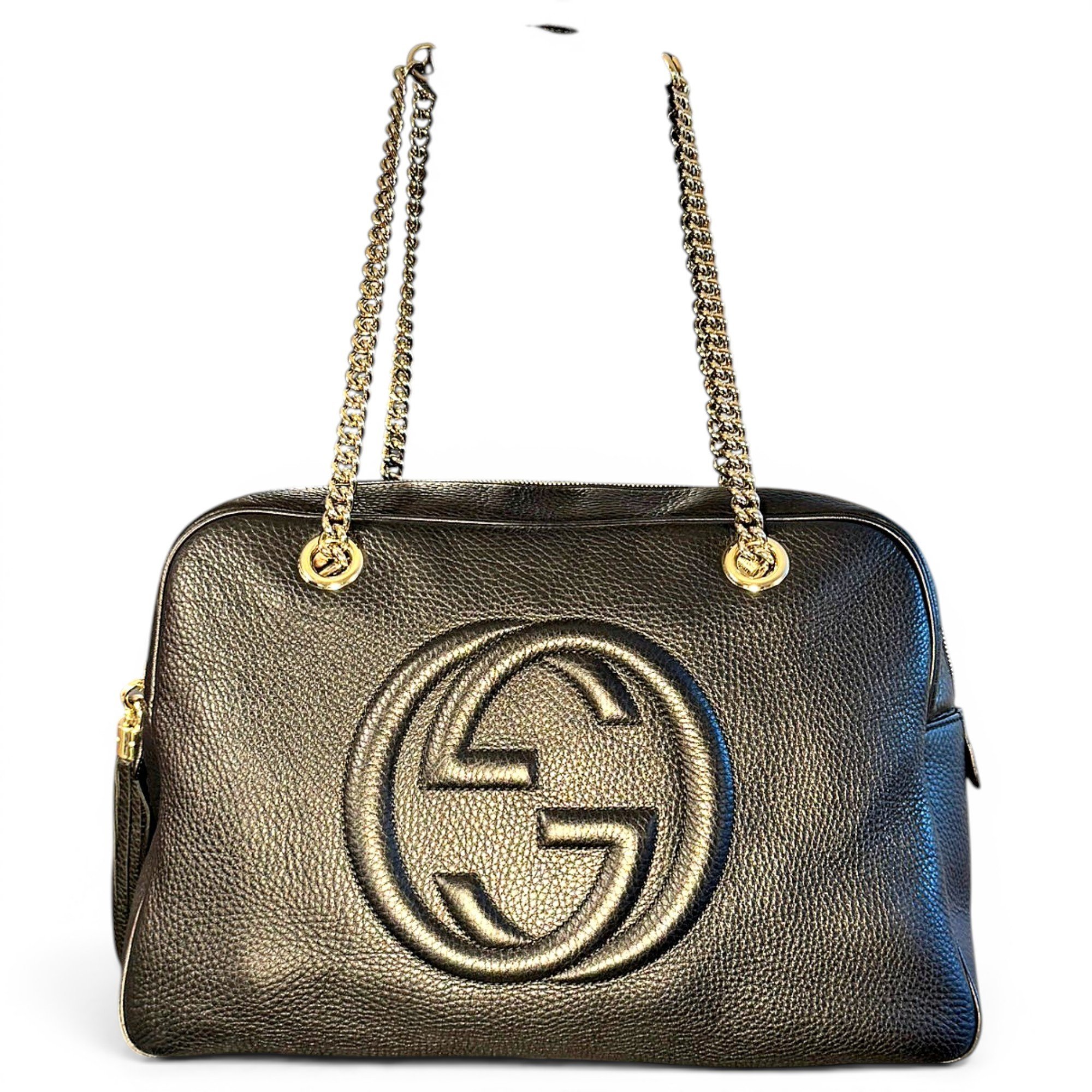 Soho Double Chain leather handbag