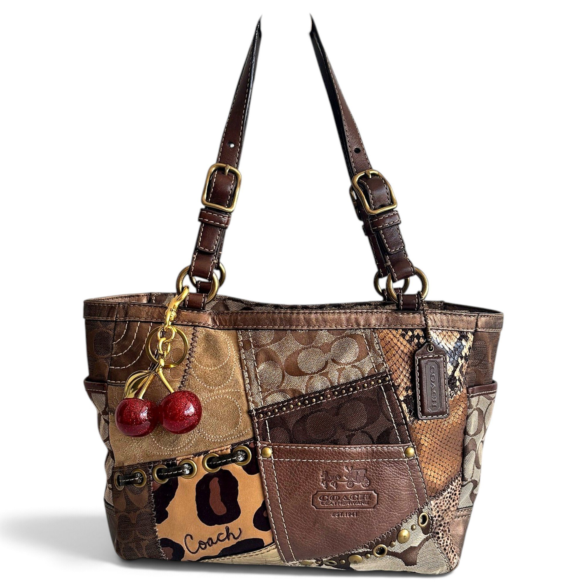Leather handbag