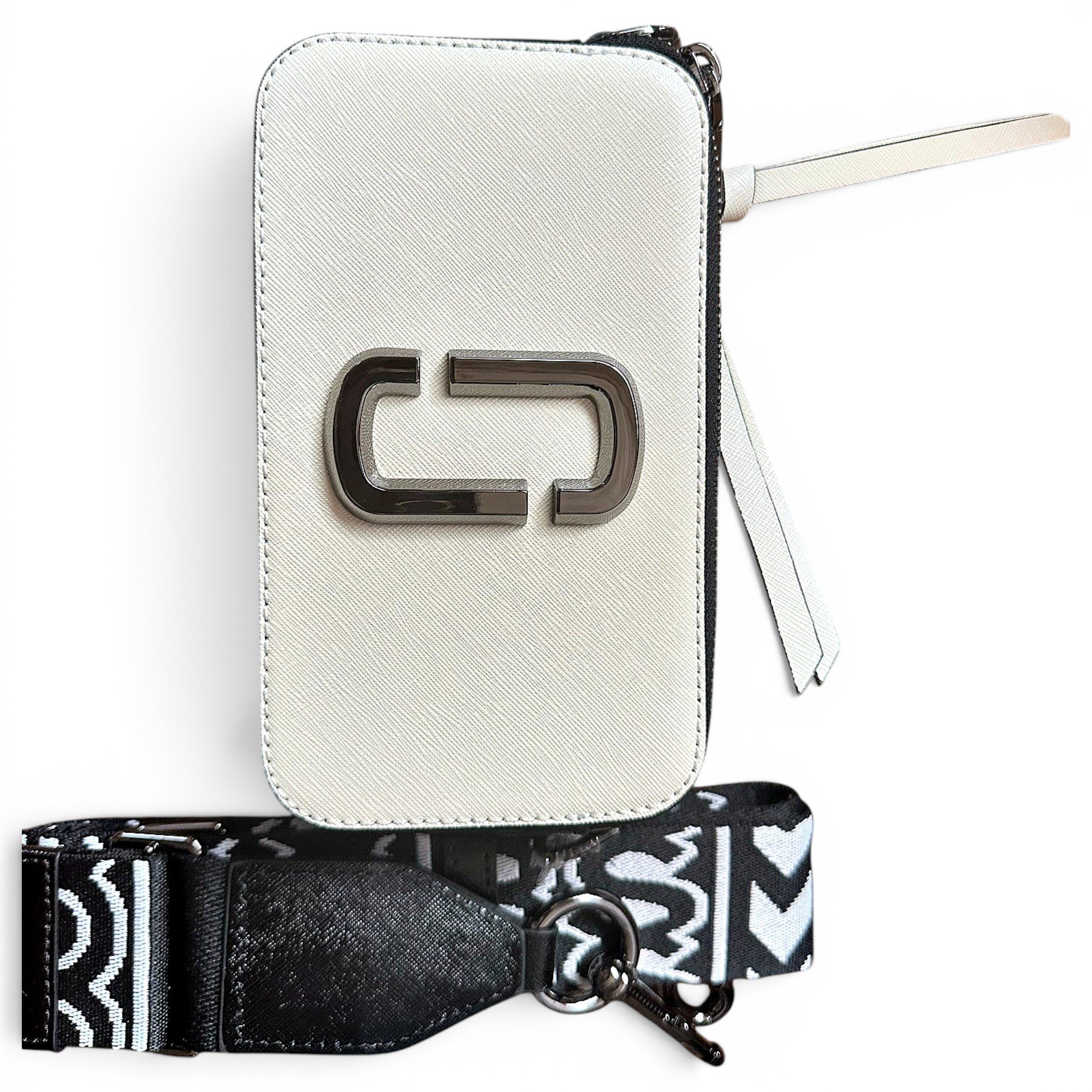 Snapshot leather crossbody bag