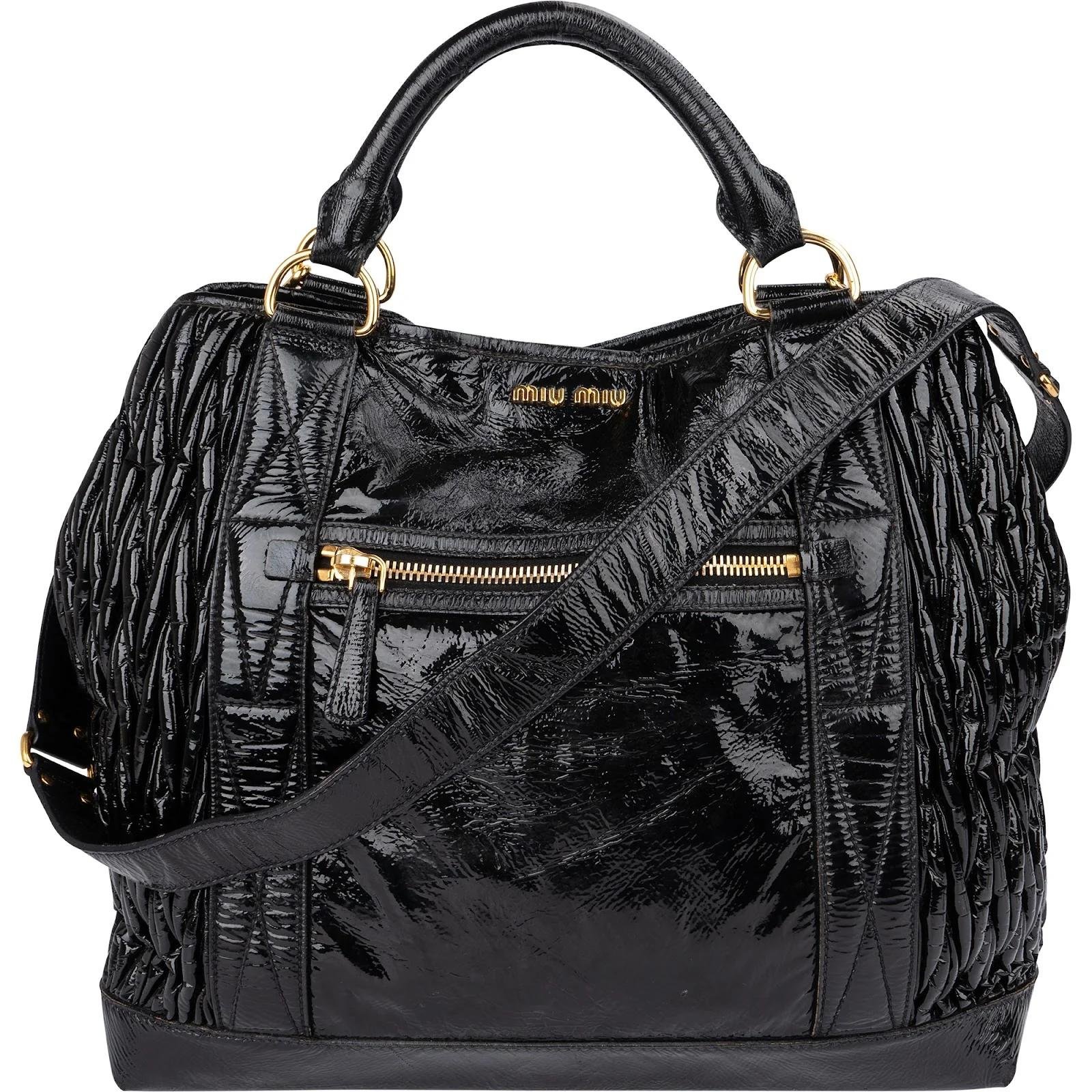 Miu Miu Vitello patent leather crossbody bag